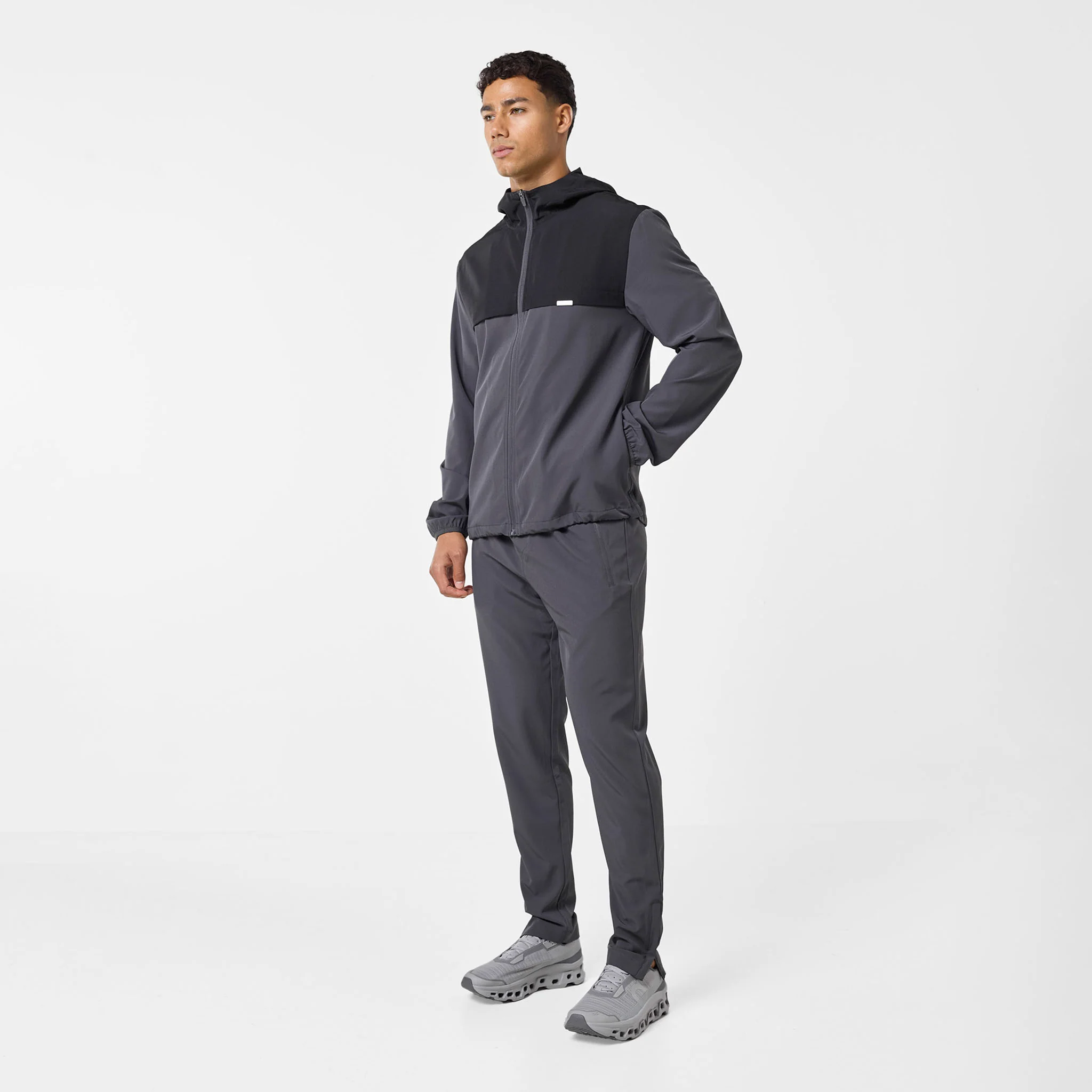 Premium Performance Tracksuit | Charcoal/Black - Image 8