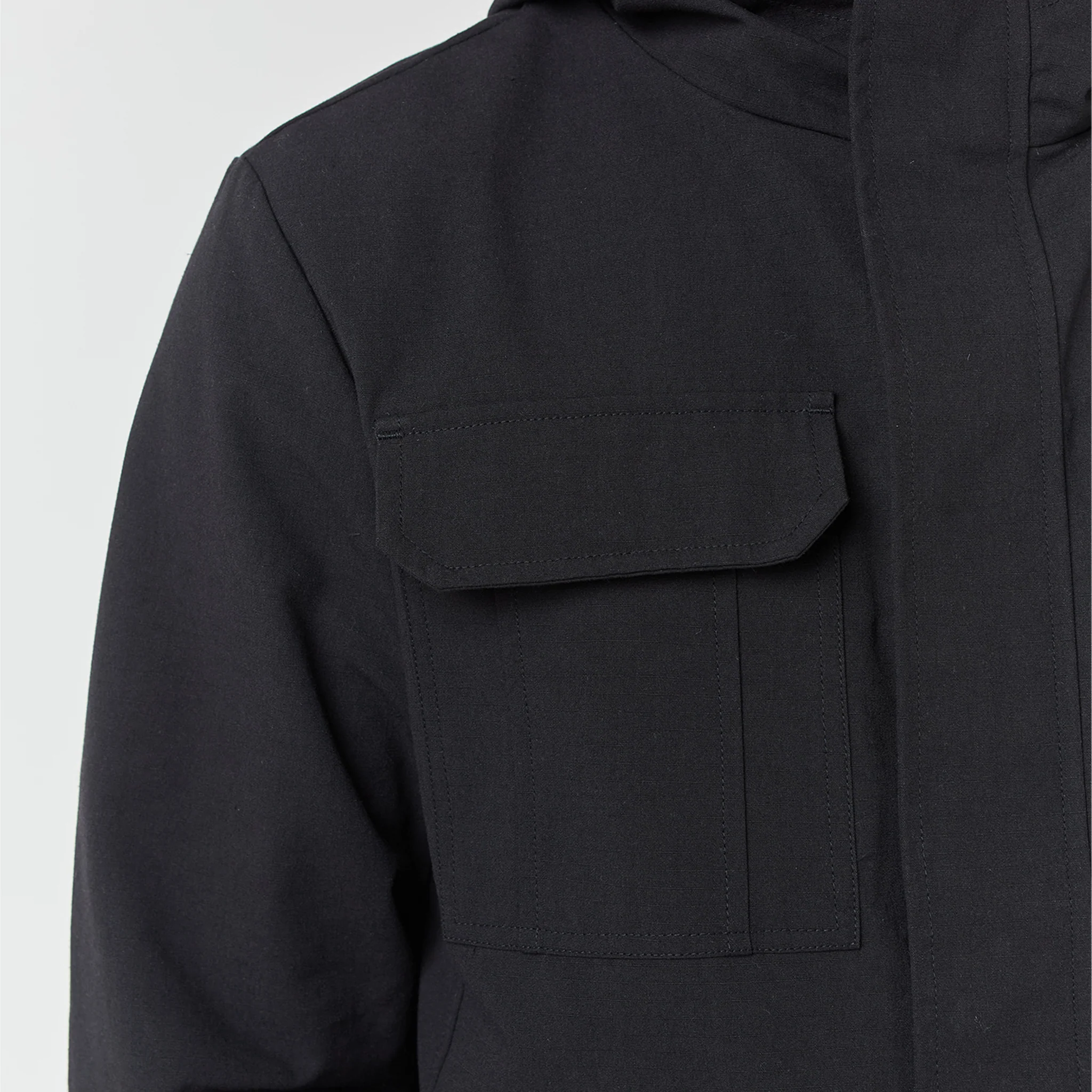 Premium Ripstop Jacket | Black - Image 5