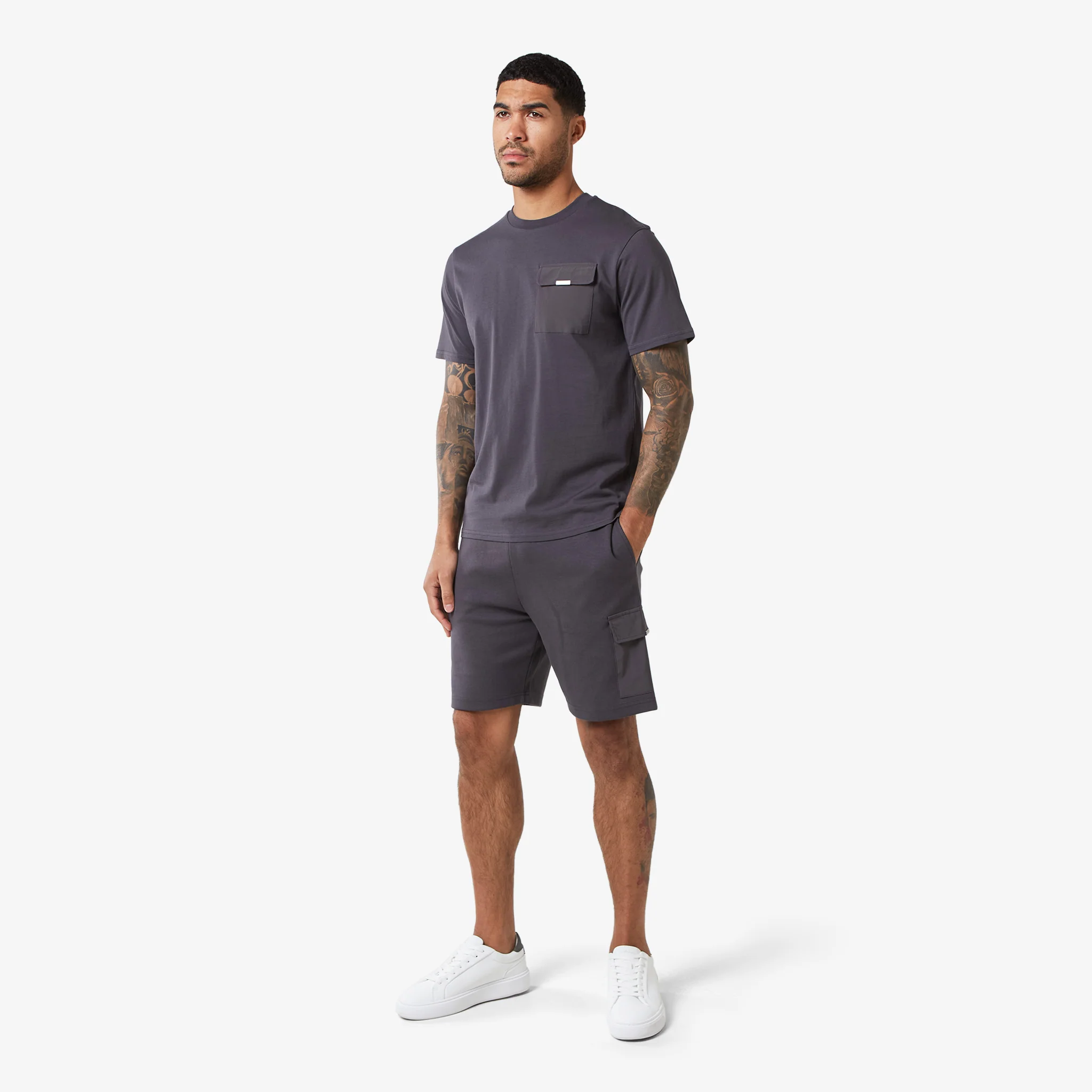 Premium Pocket Twinset | Charcoal - Image 3