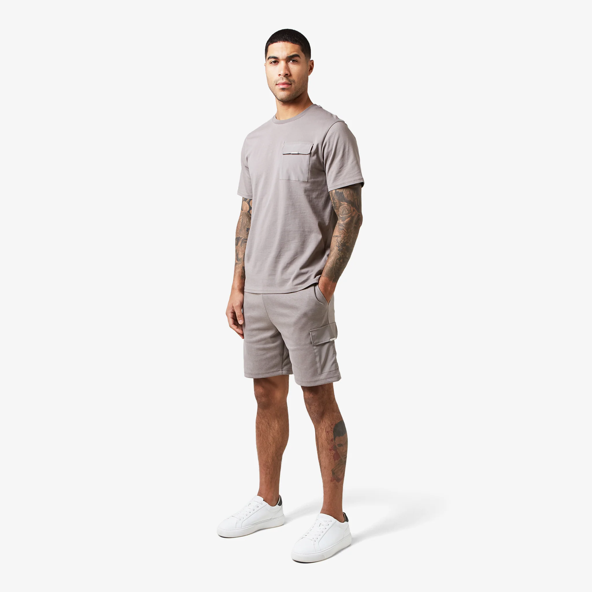 Premium Pocket Twinset | Stone - Image 3