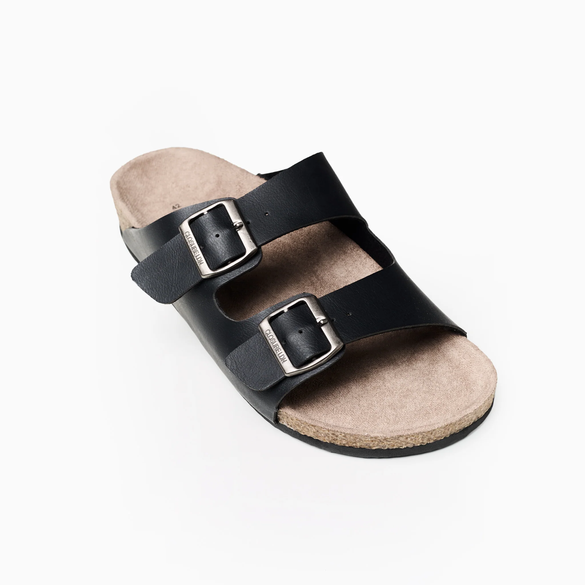 Premium Strap Faux Leather Sandal | Black - Image 3