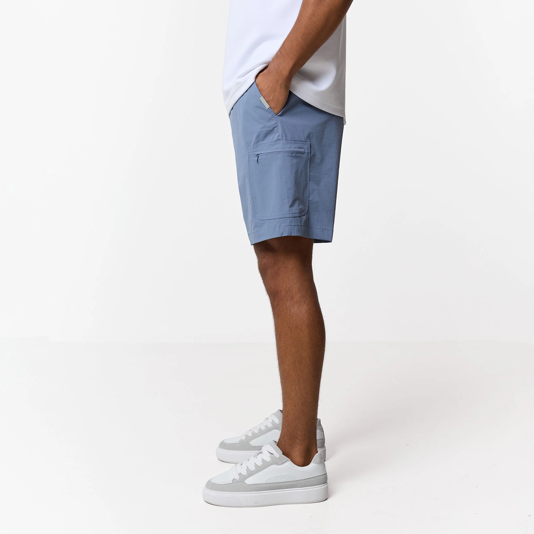 Premium Tech Cargo Short | Steel Blue - Image 6