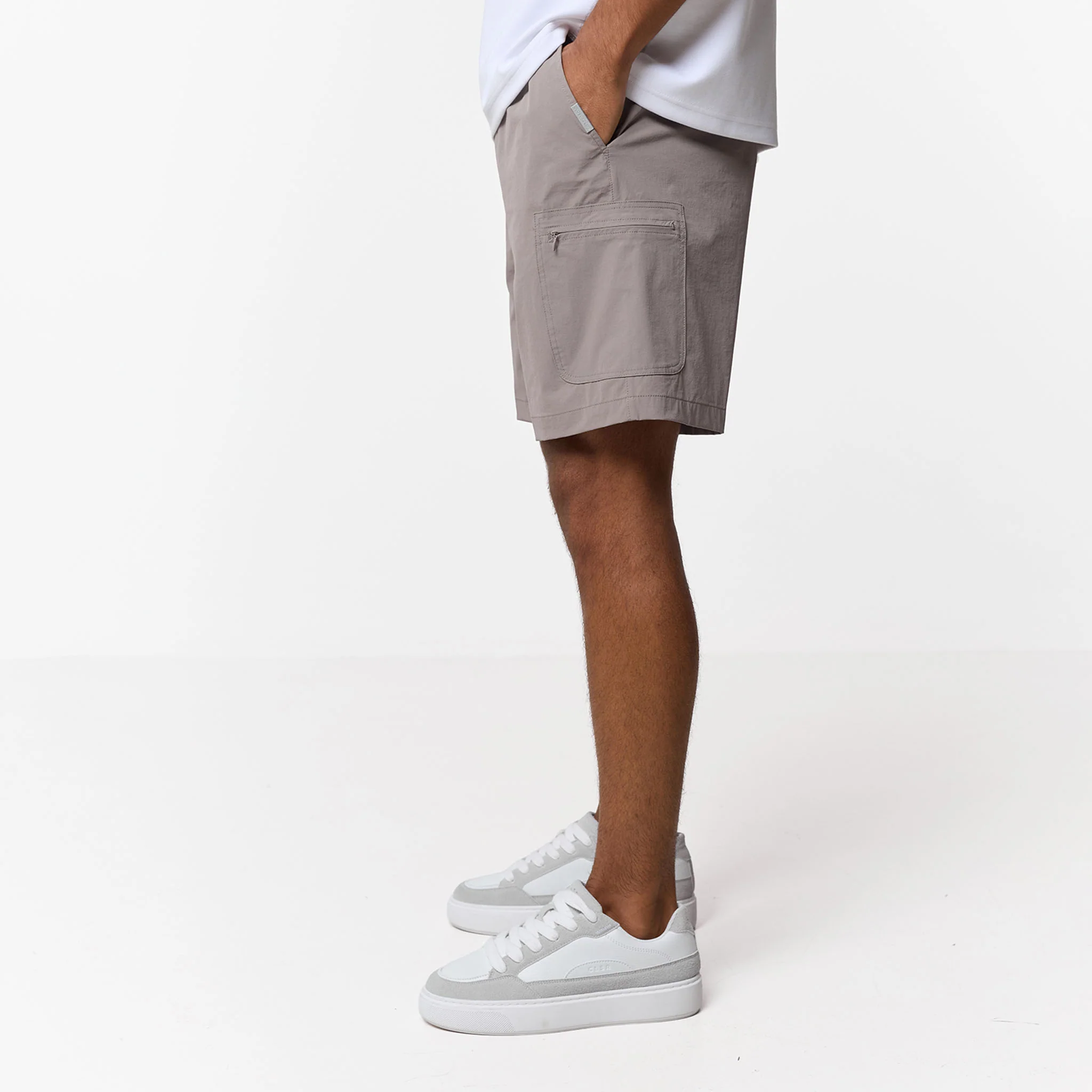 Premium Tech Cargo Short | Taupe - Image 9