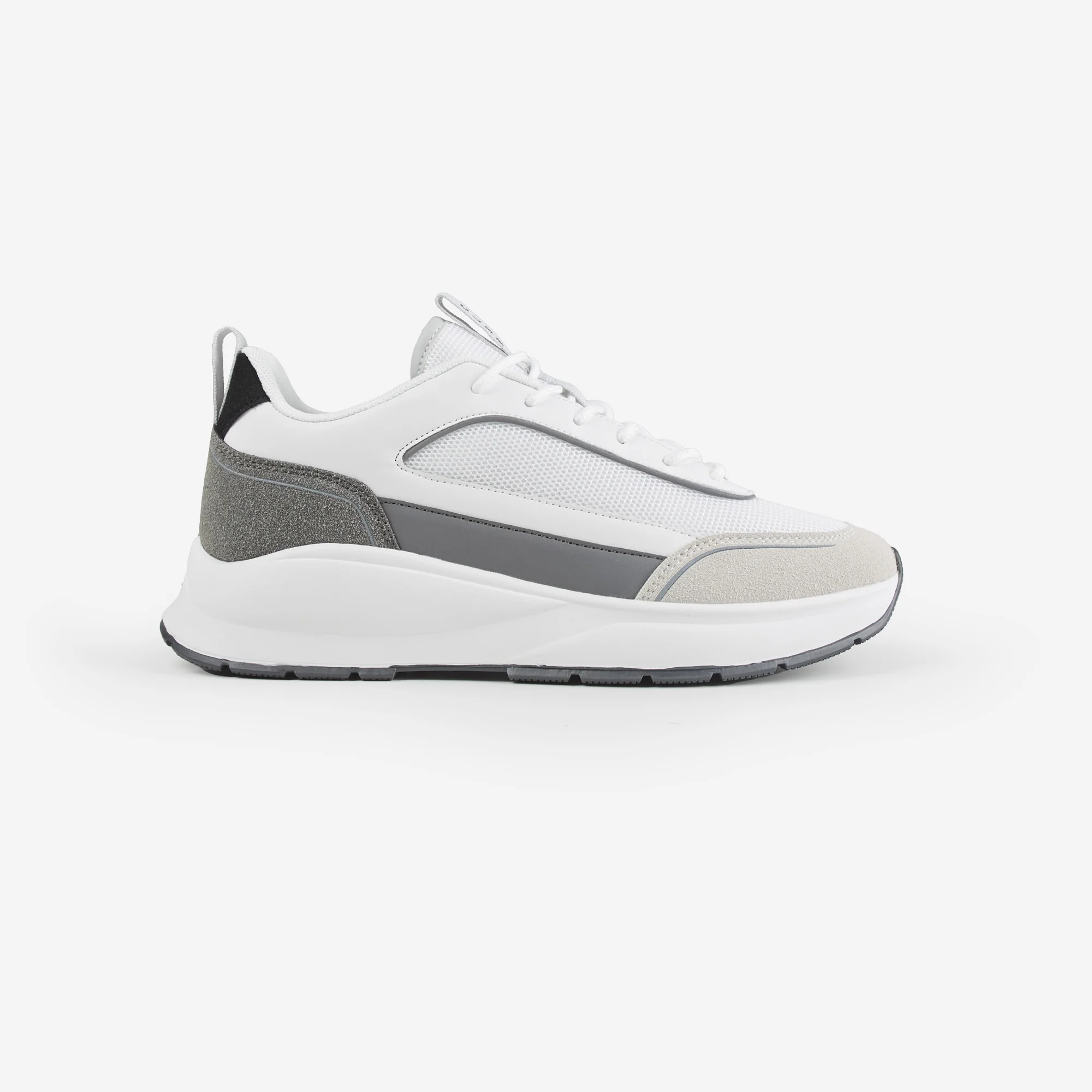 Premium Tech Runner | White/Charcoal - Image 4