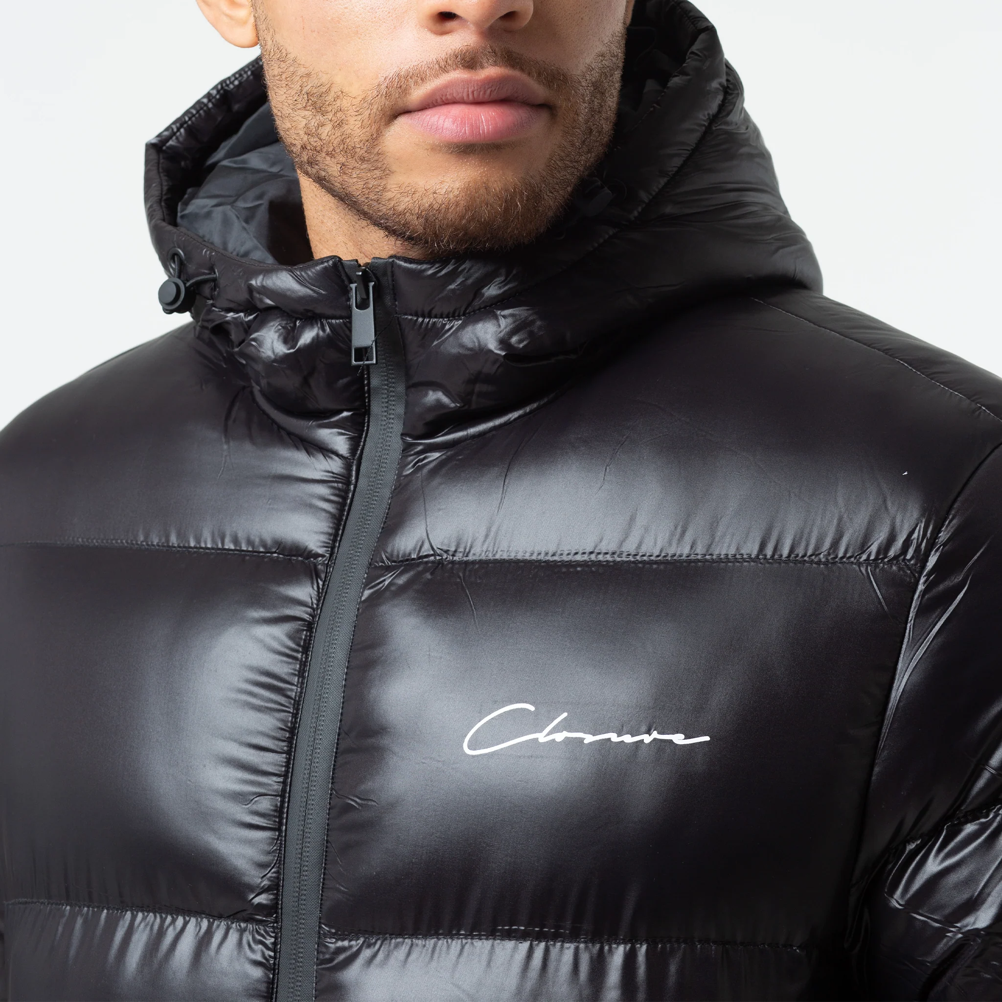 Racer Logo Puffer | Black - Image 3