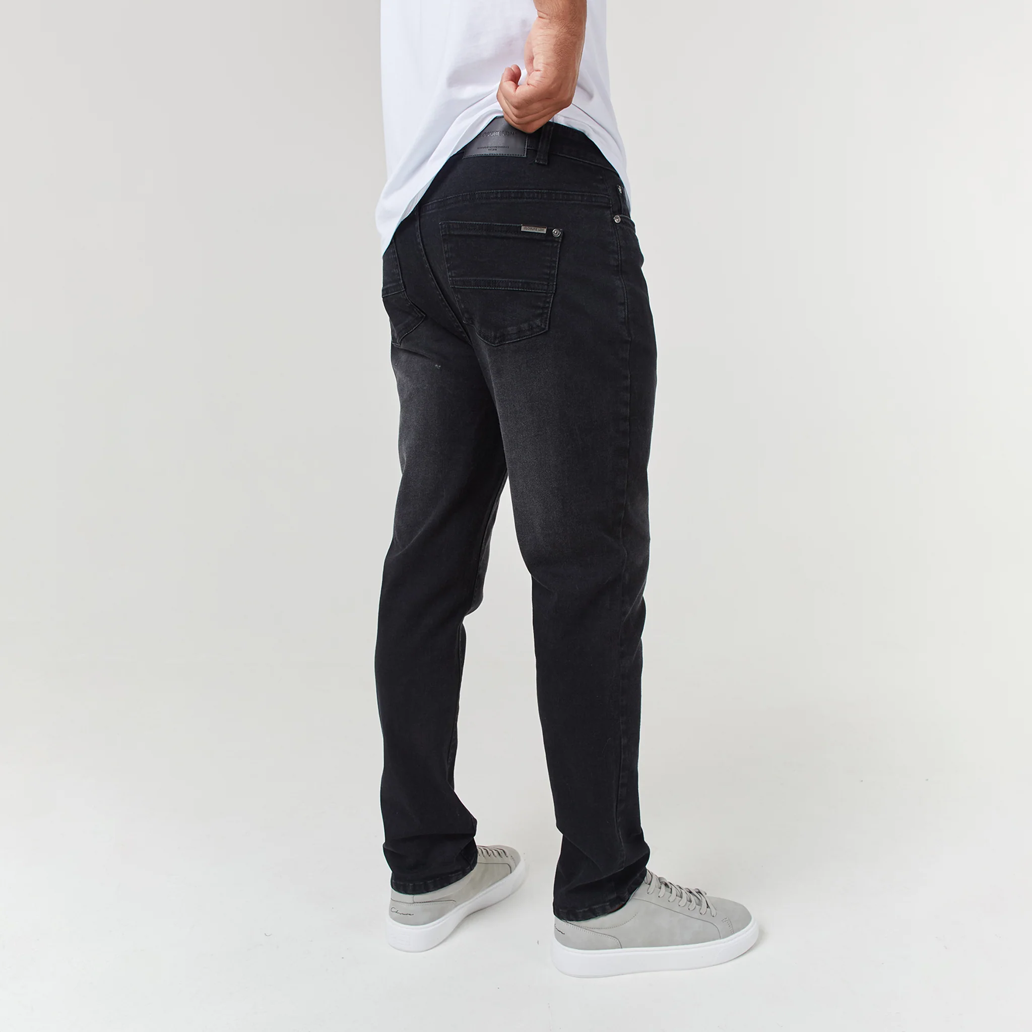 Regular Fit Denim Jean | Black Wash - Image 4
