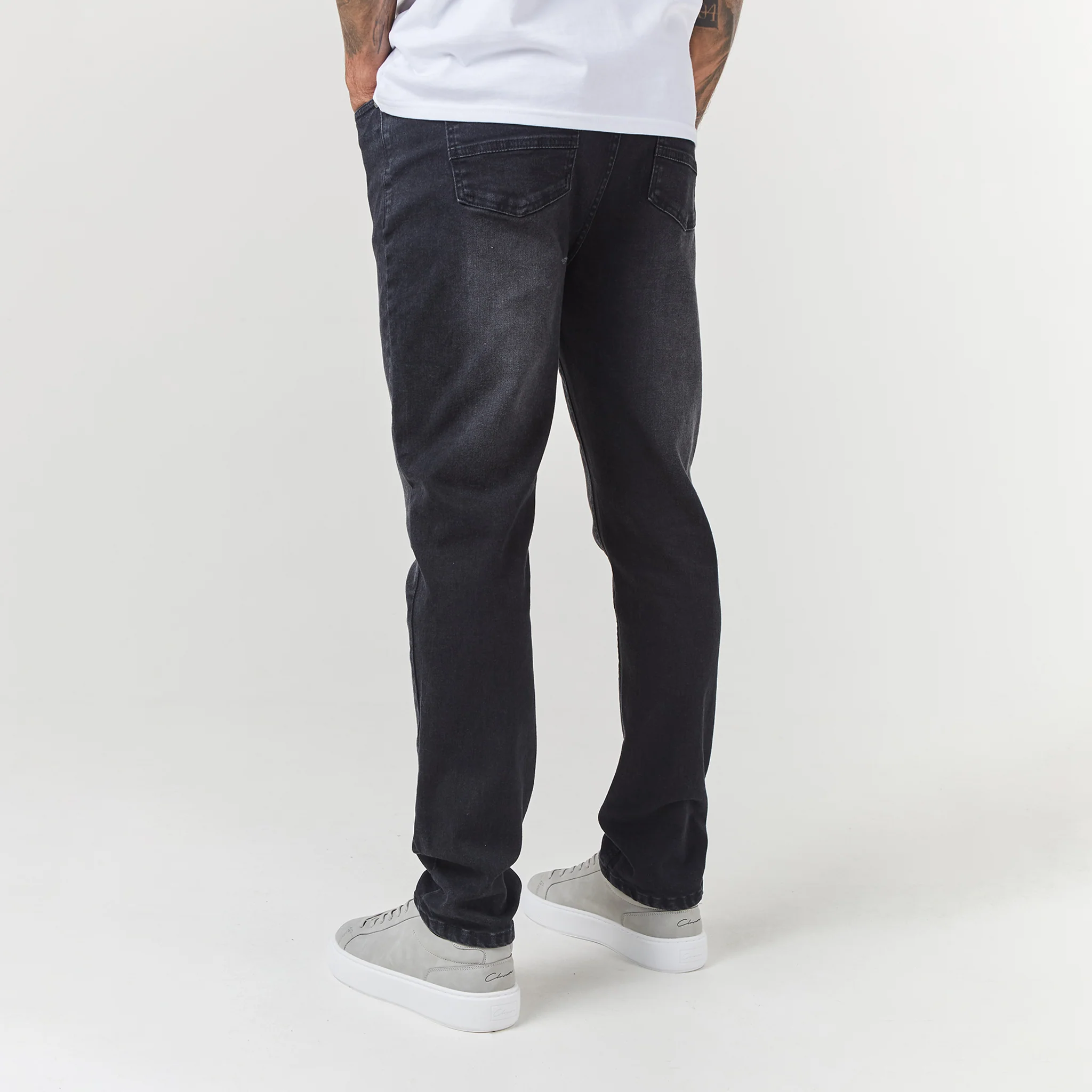 Regular Fit Denim Jean | Black Wash - Image 5