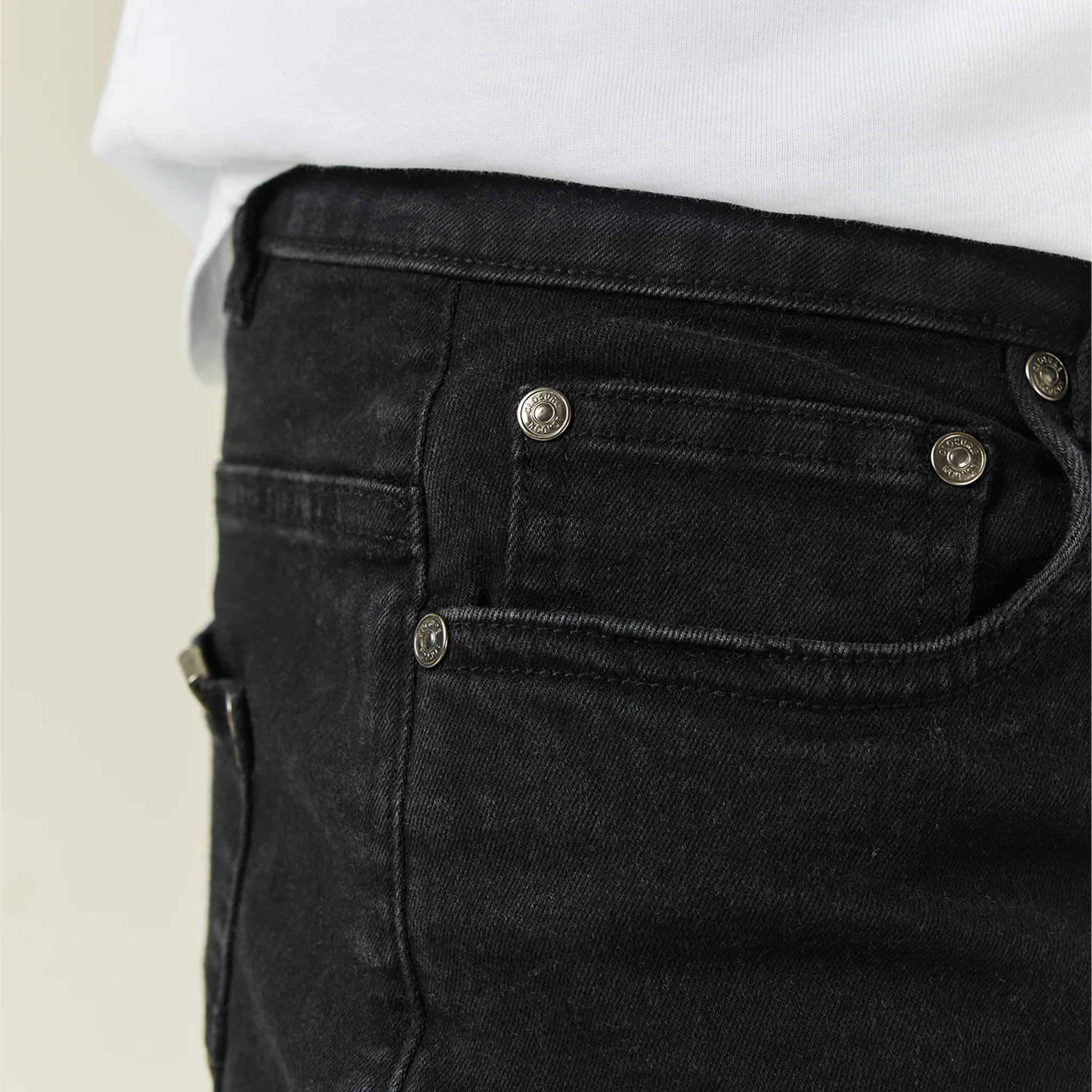 Regular Fit Denim Jean | Black Wash - Image 6