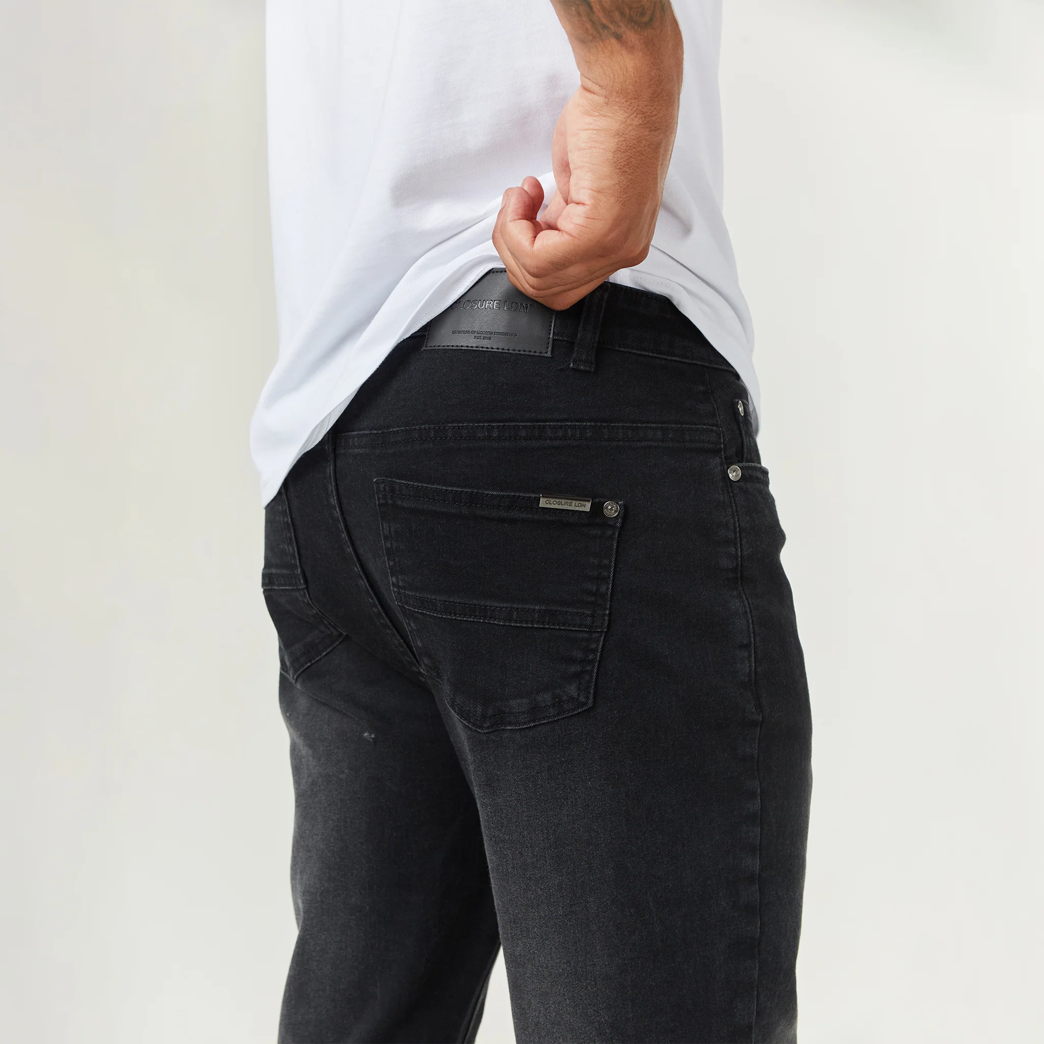 Regular Fit Denim Jean | Black Wash - Image 7