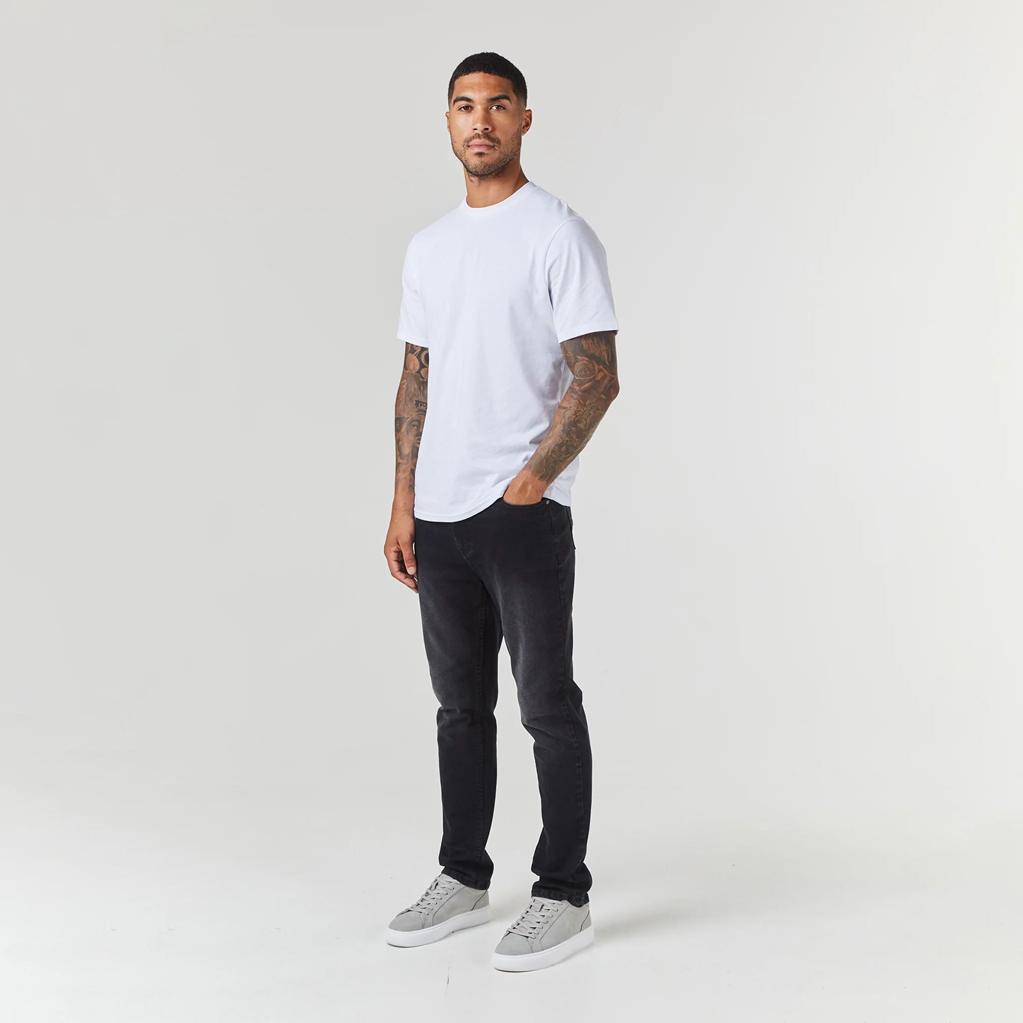 Regular Fit Denim Jean | Black Wash - Image 9