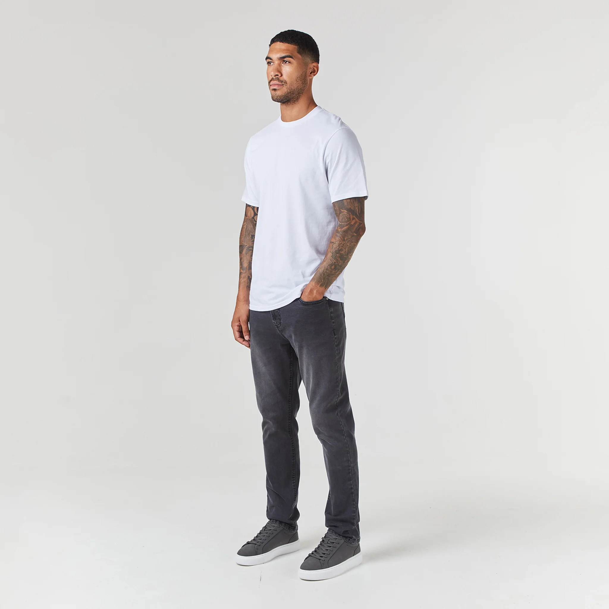 Regular Fit Denim Jean | Grey Wash - Image 7