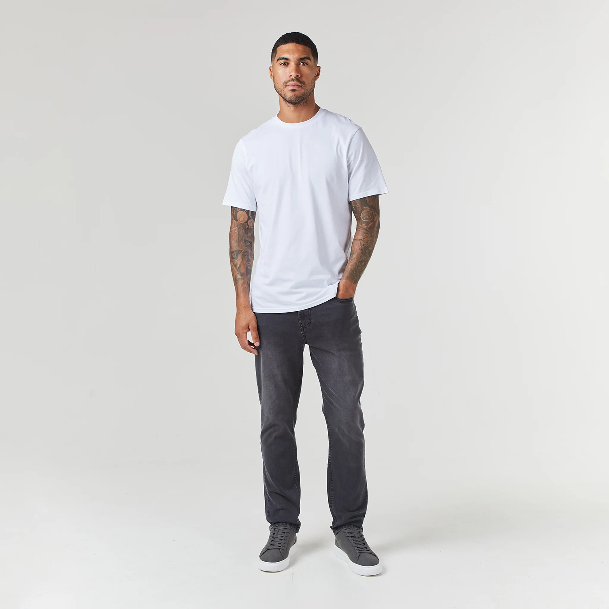 Regular Fit Denim Jean | Grey Wash - Image 8