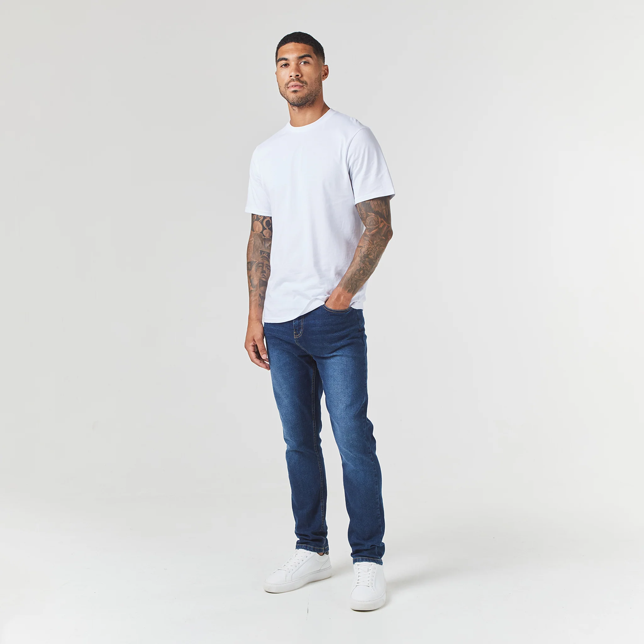 Regular Fit Denim Jean | Sand Blue Wash - Image 4