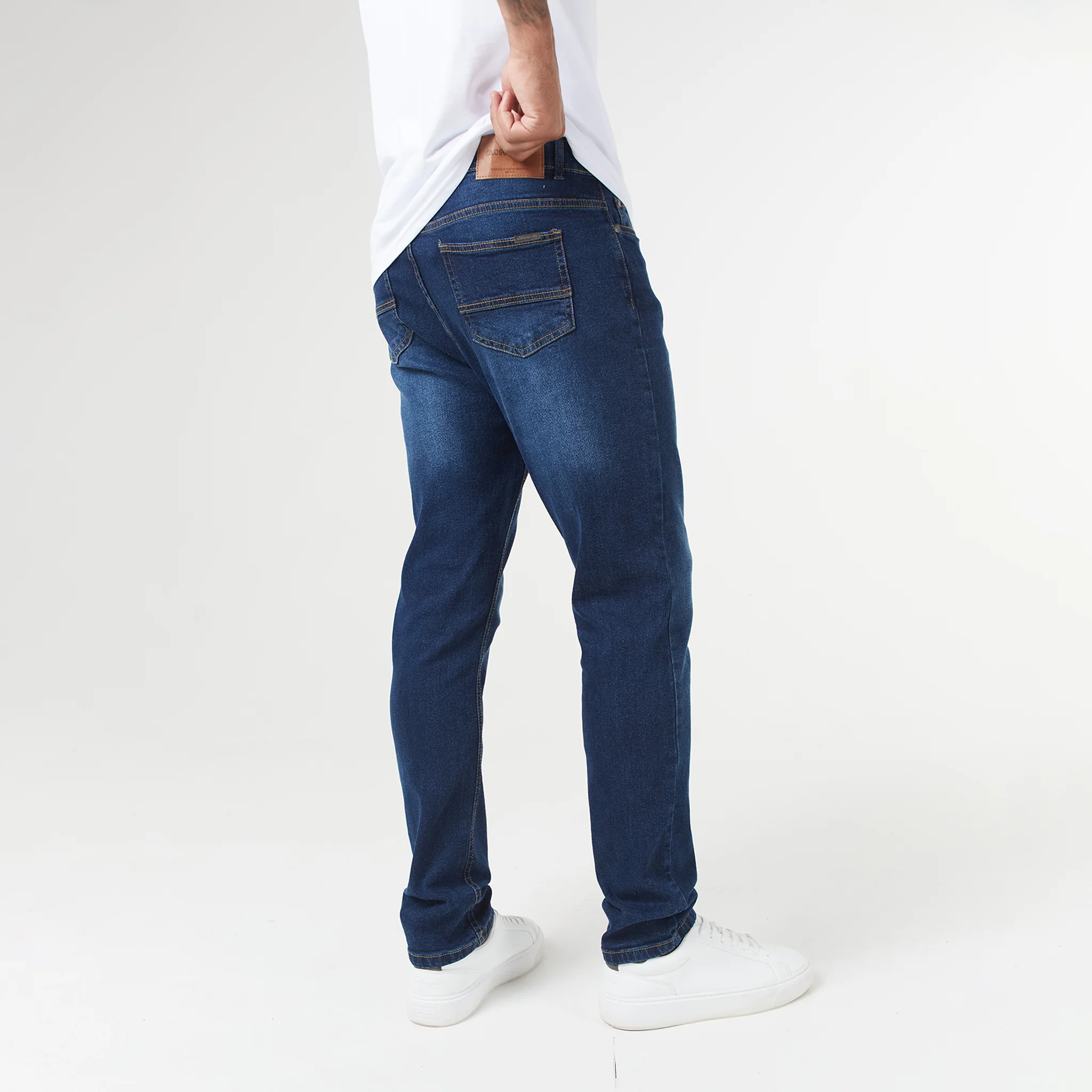 Regular Fit Denim Jean | Sand Blue Wash - Image 6