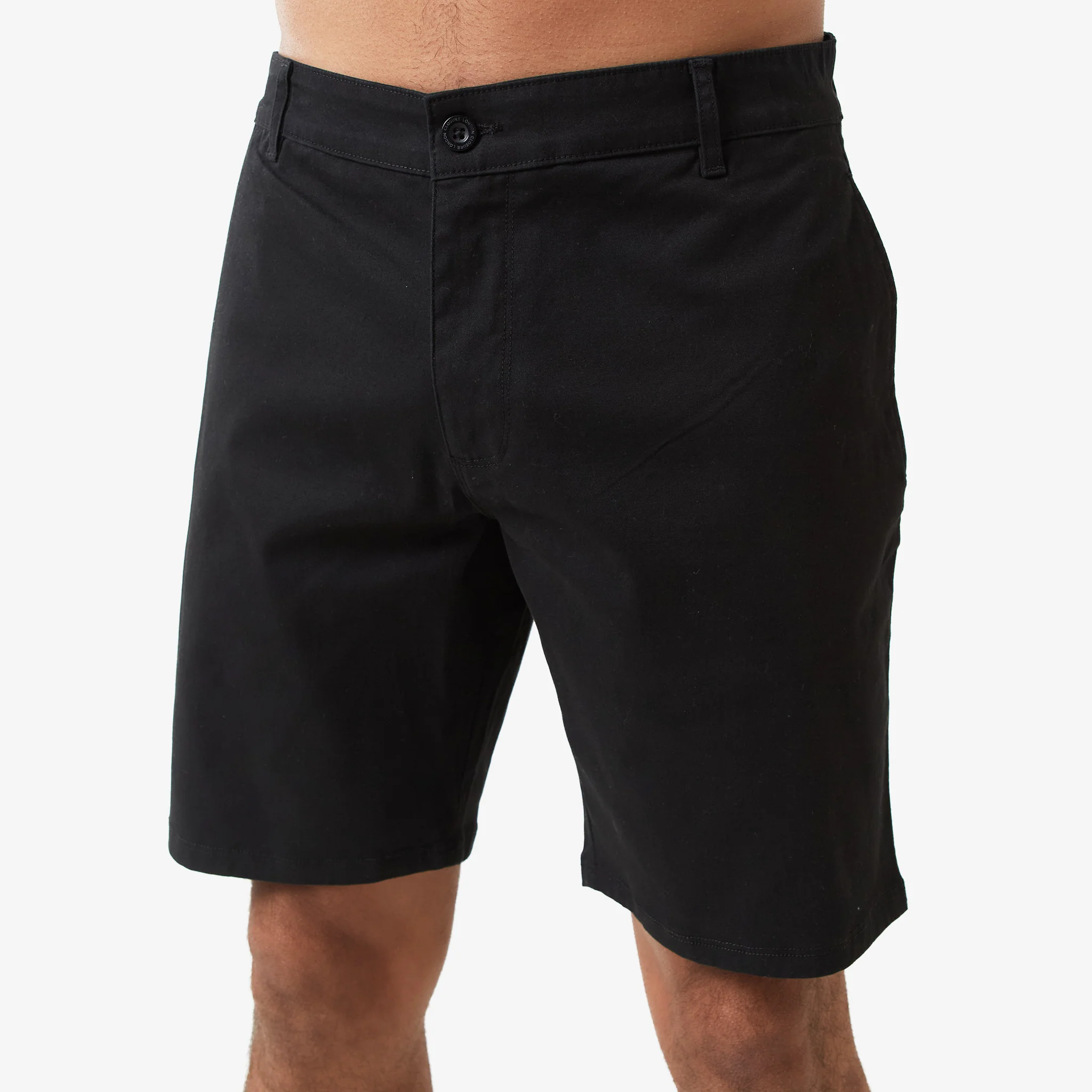 Relaxed Chino Short | Black - Image 3