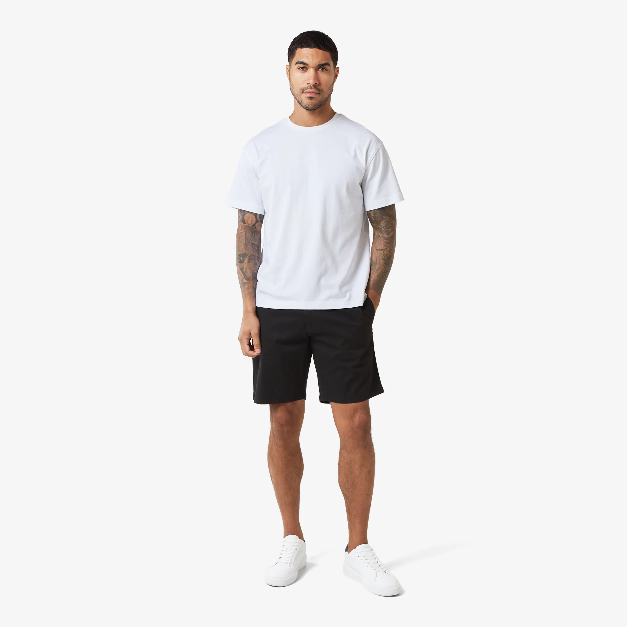 Relaxed Chino Short | Black - Image 6