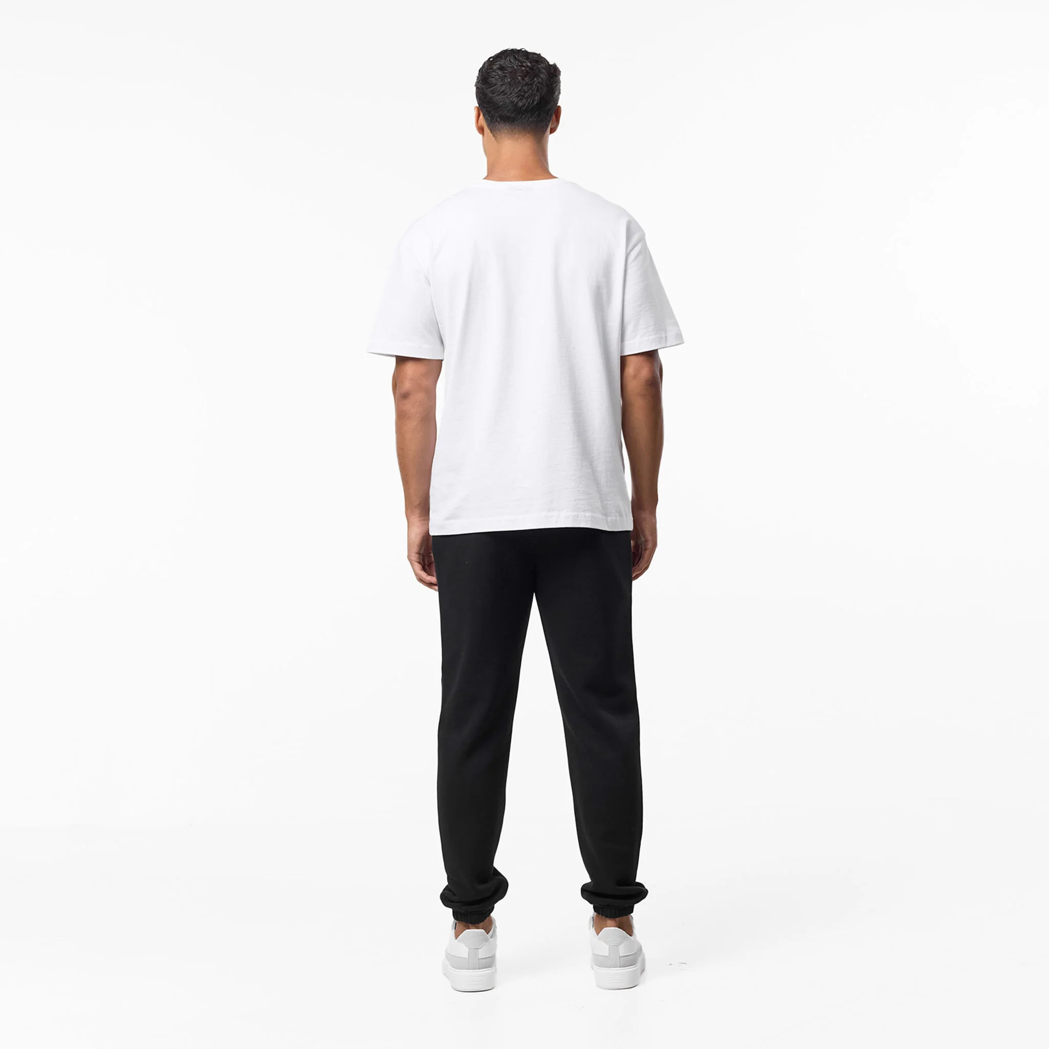 Relaxed Fit Cuffed Jogger | Black - Image 4