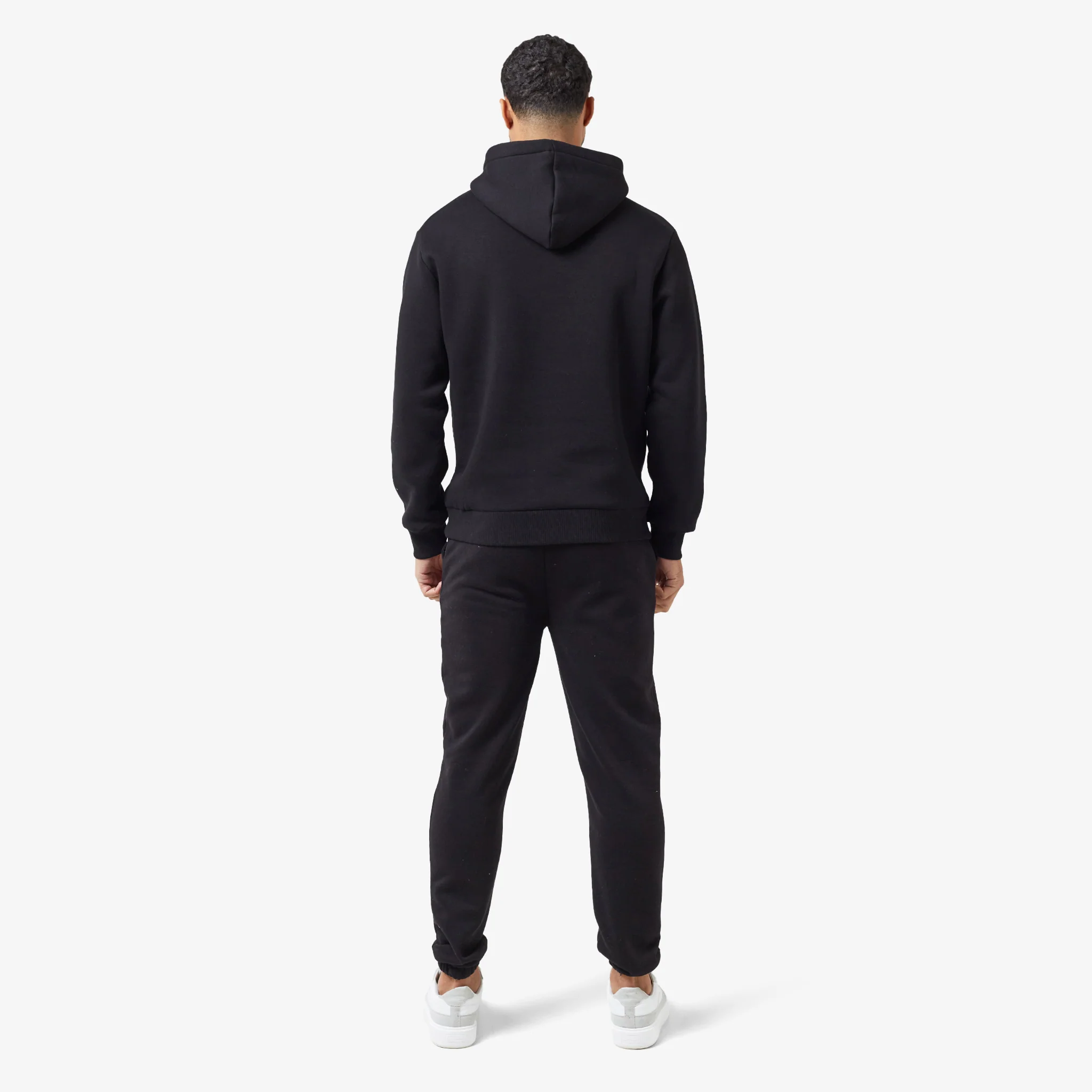 Relaxed Fit Cuffed Jogger | Black - Image 5