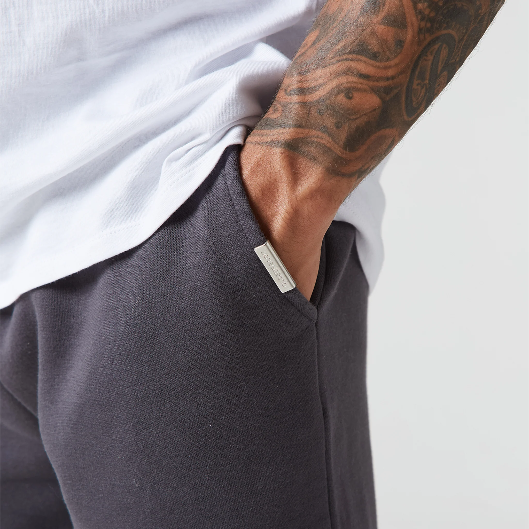 Relaxed Fit Cuffed Jogger | Dark Grey - Image 2