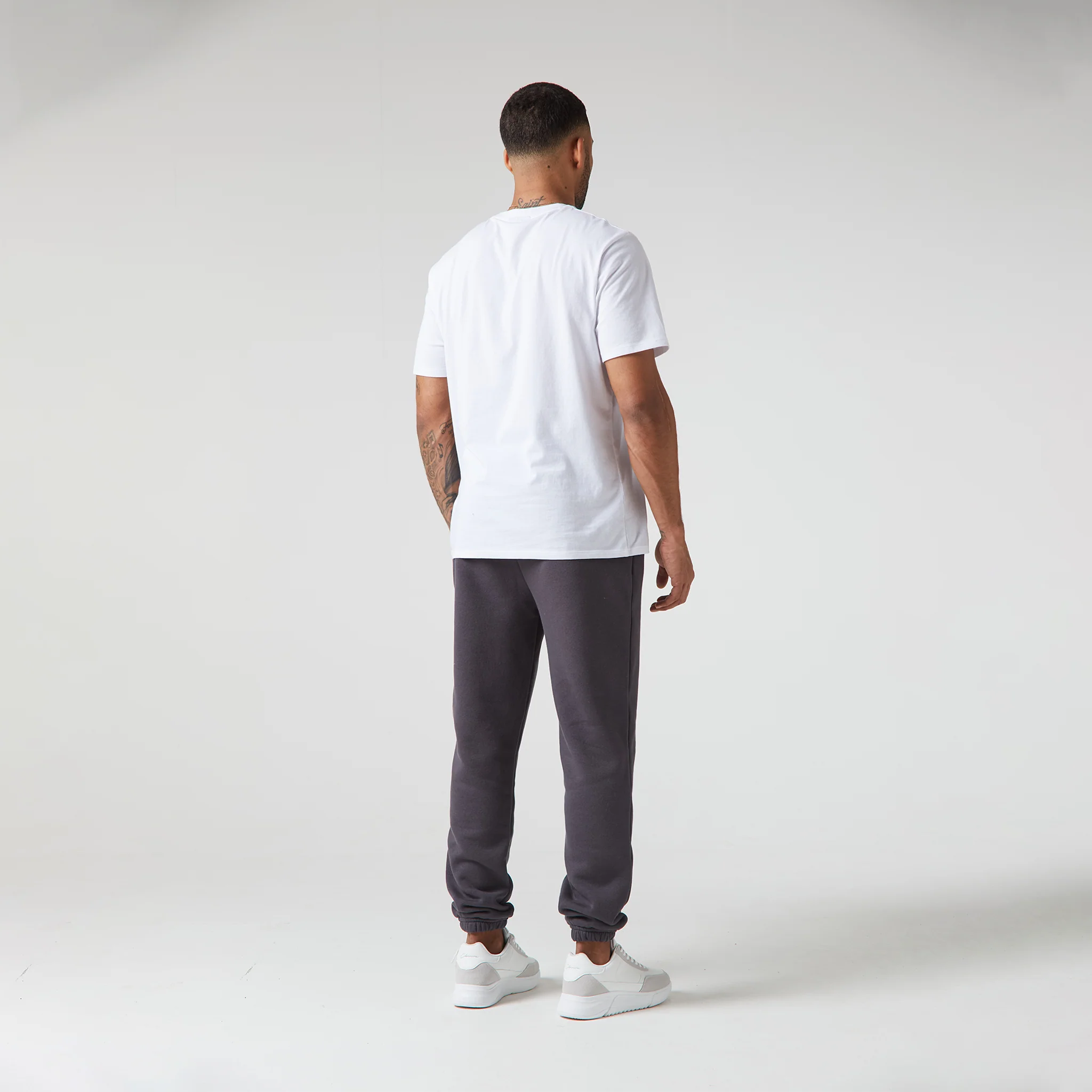 Relaxed Fit Cuffed Jogger | Dark Grey - Image 4