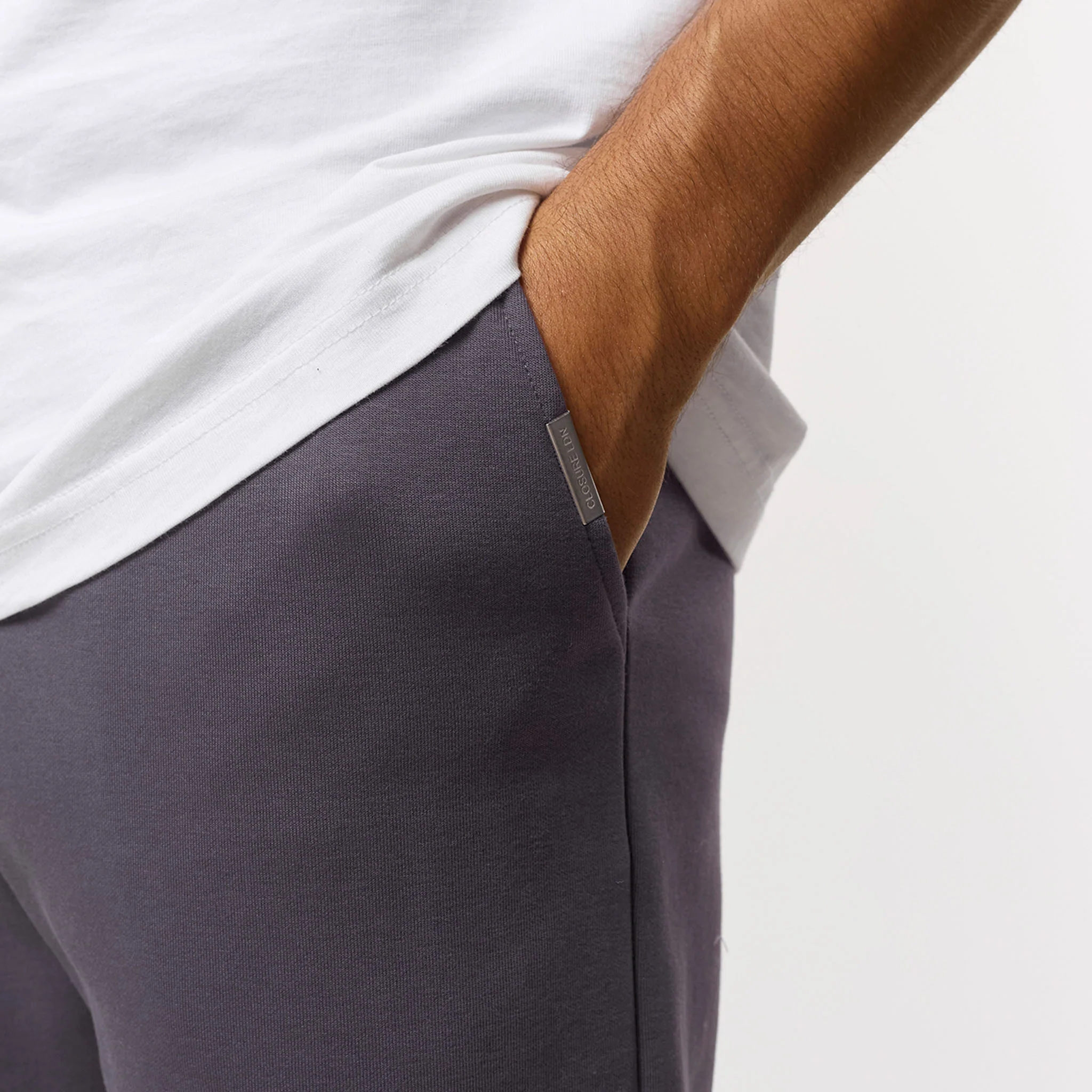 Relaxed Fit Cuffed Jogger | Iron Grey - Image 3