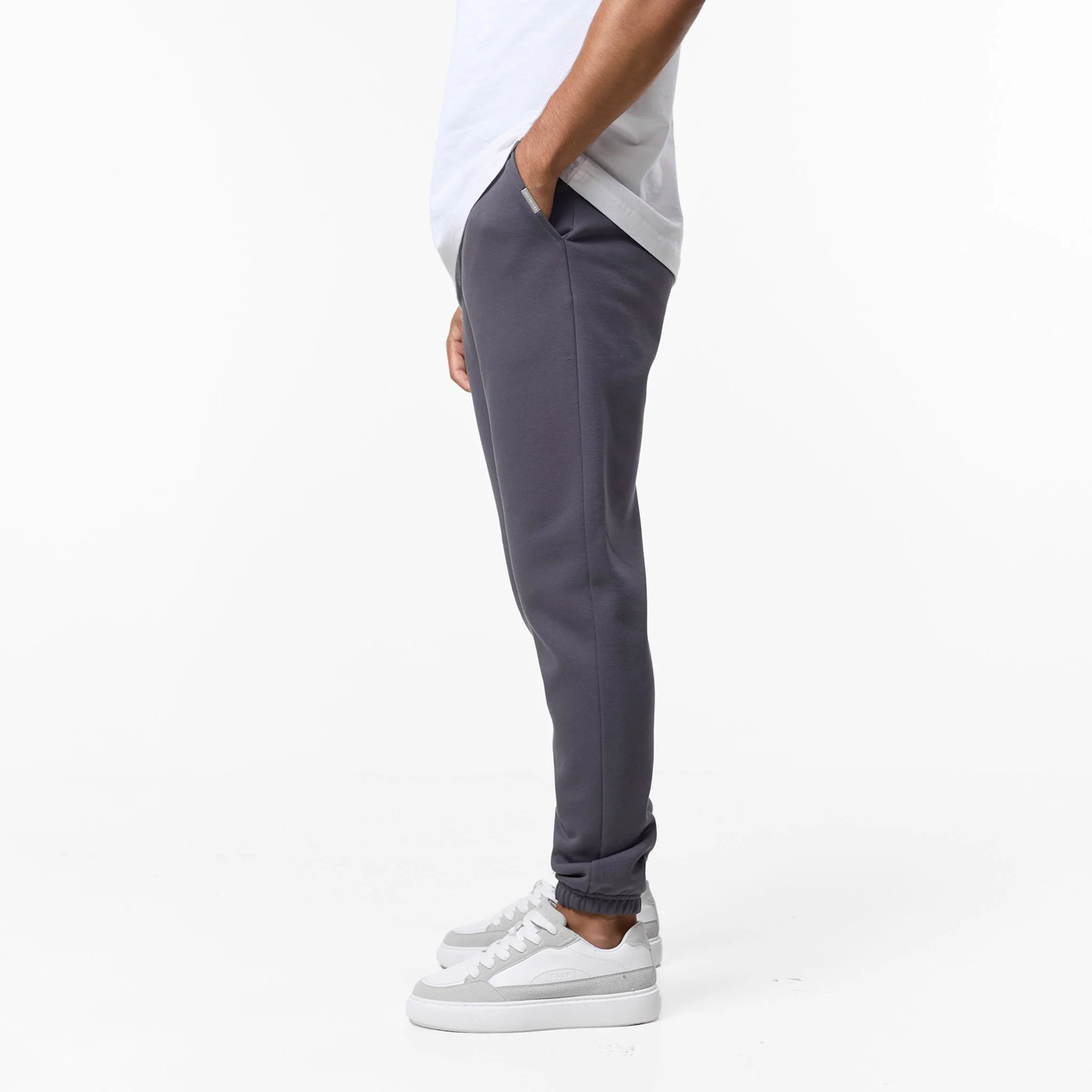 Relaxed Fit Cuffed Jogger | Iron Grey - Image 5