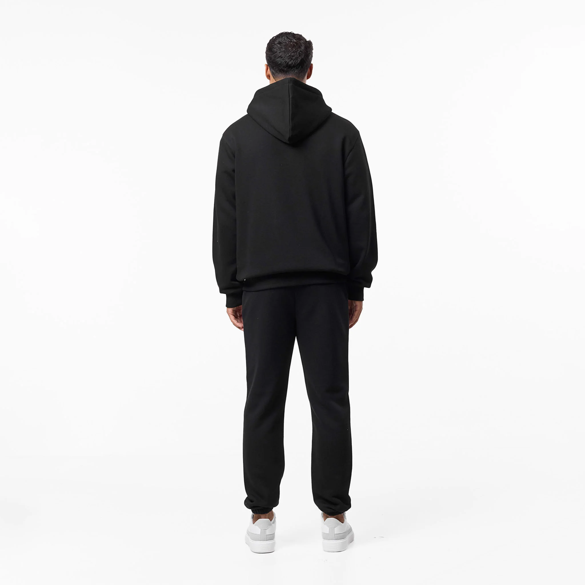 Relaxed Fit Full Zip Tracksuit | Black - Image 8