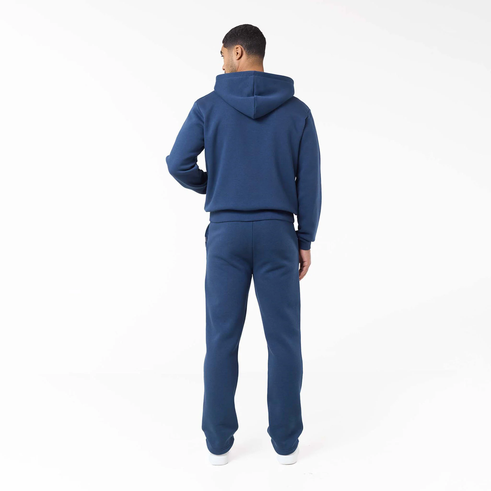 Relaxed Fit FZ Open Hem Tracksuit | Midnight - Image 7