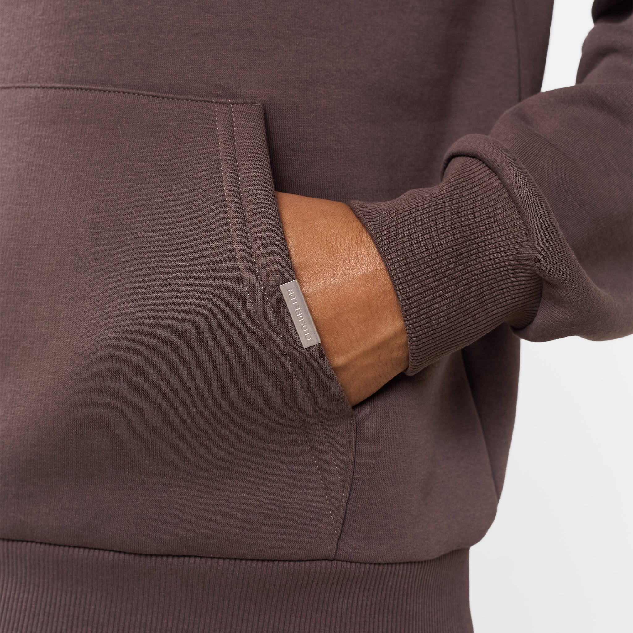 Relaxed Fit Hoodie | Dark Brown - Image 3