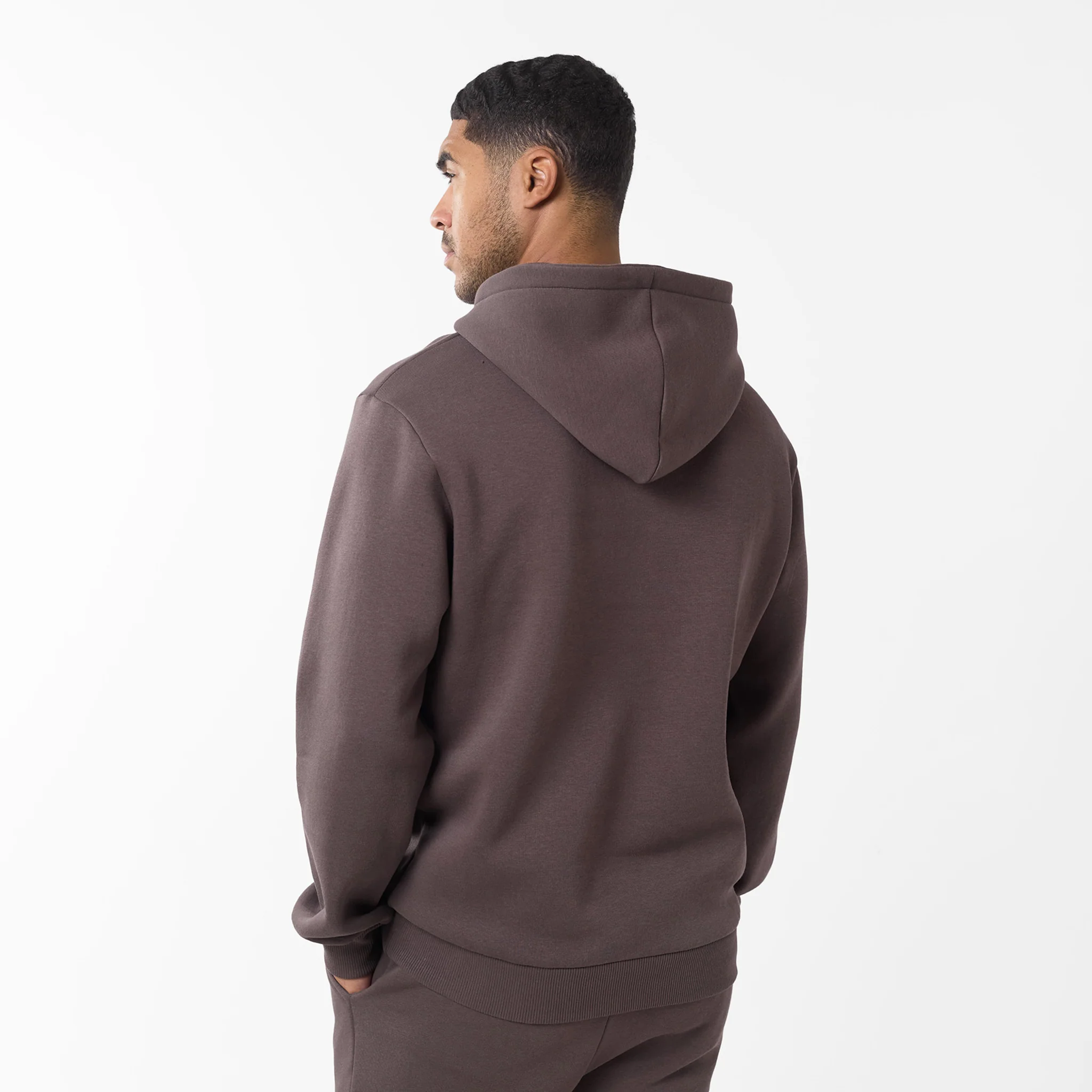 Relaxed Fit Hoodie | Dark Brown - Image 4