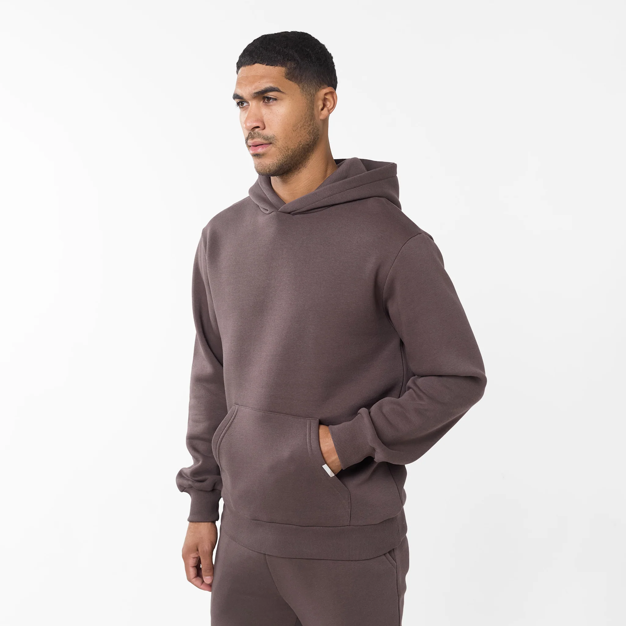 Relaxed Fit Hoodie | Dark Brown - Image 5