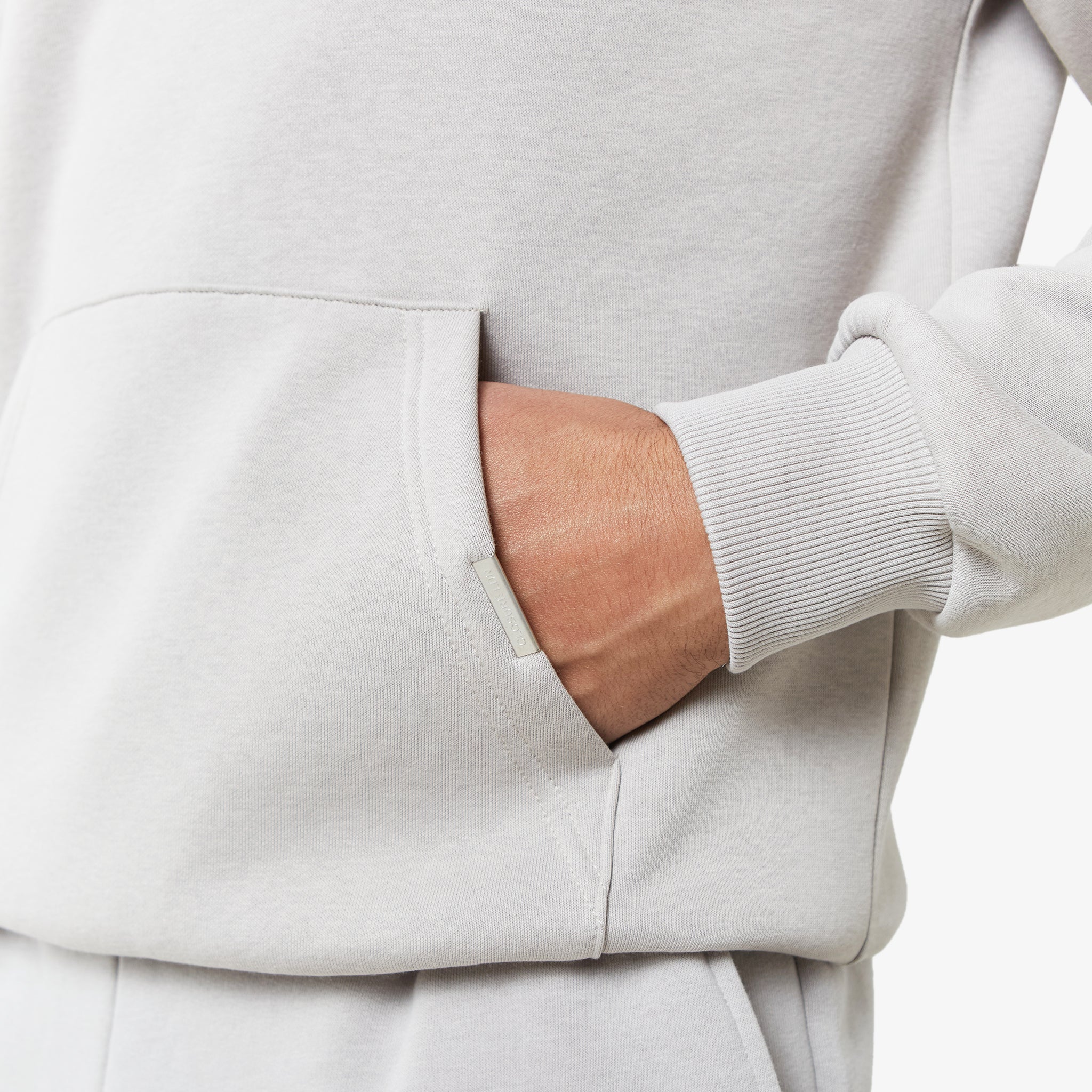Relaxed Fit Hoodie | Stone - Image 3
