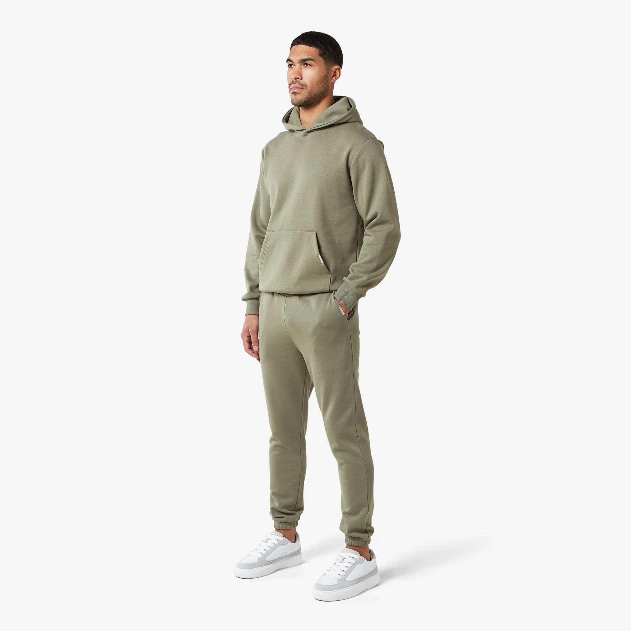 Relaxed Fit Hoodie | Olive - Image 6