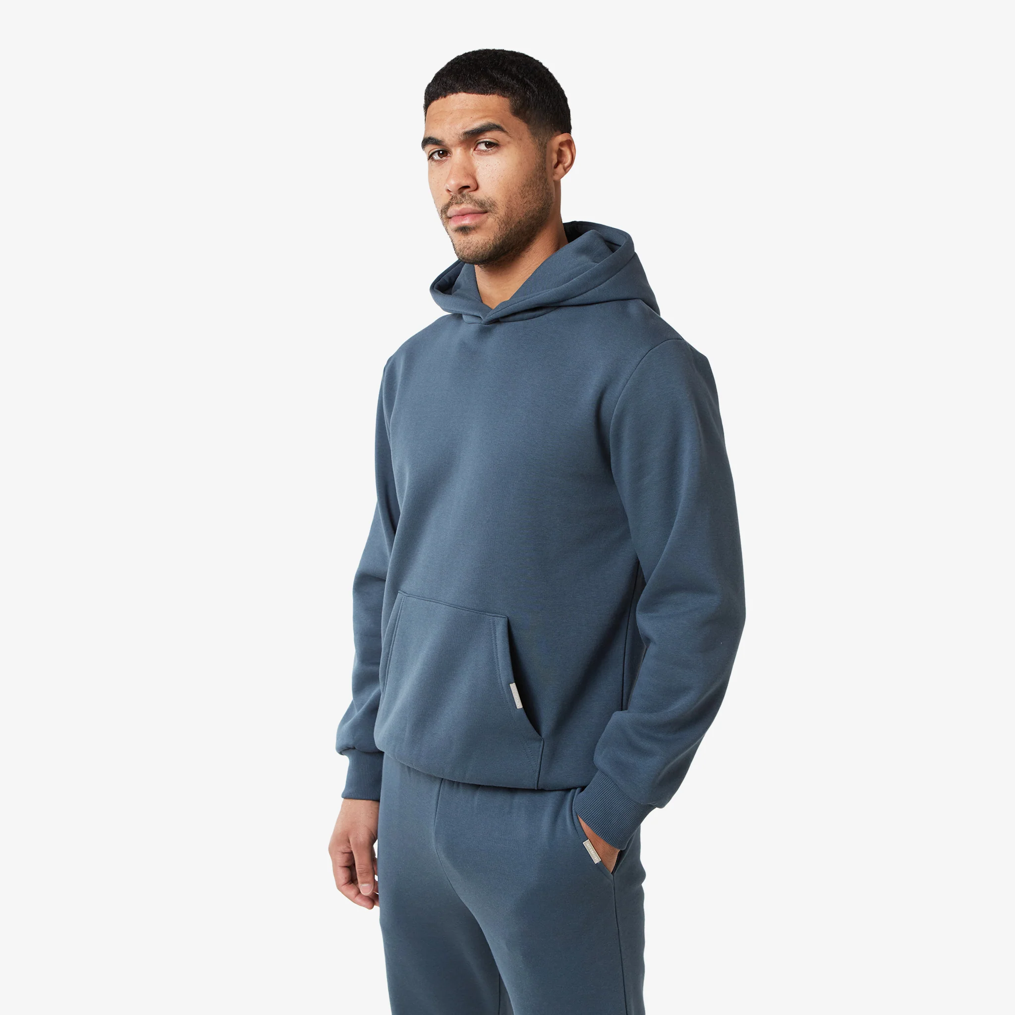 Relaxed Fit Hoodie | Steel Blue - Image 5