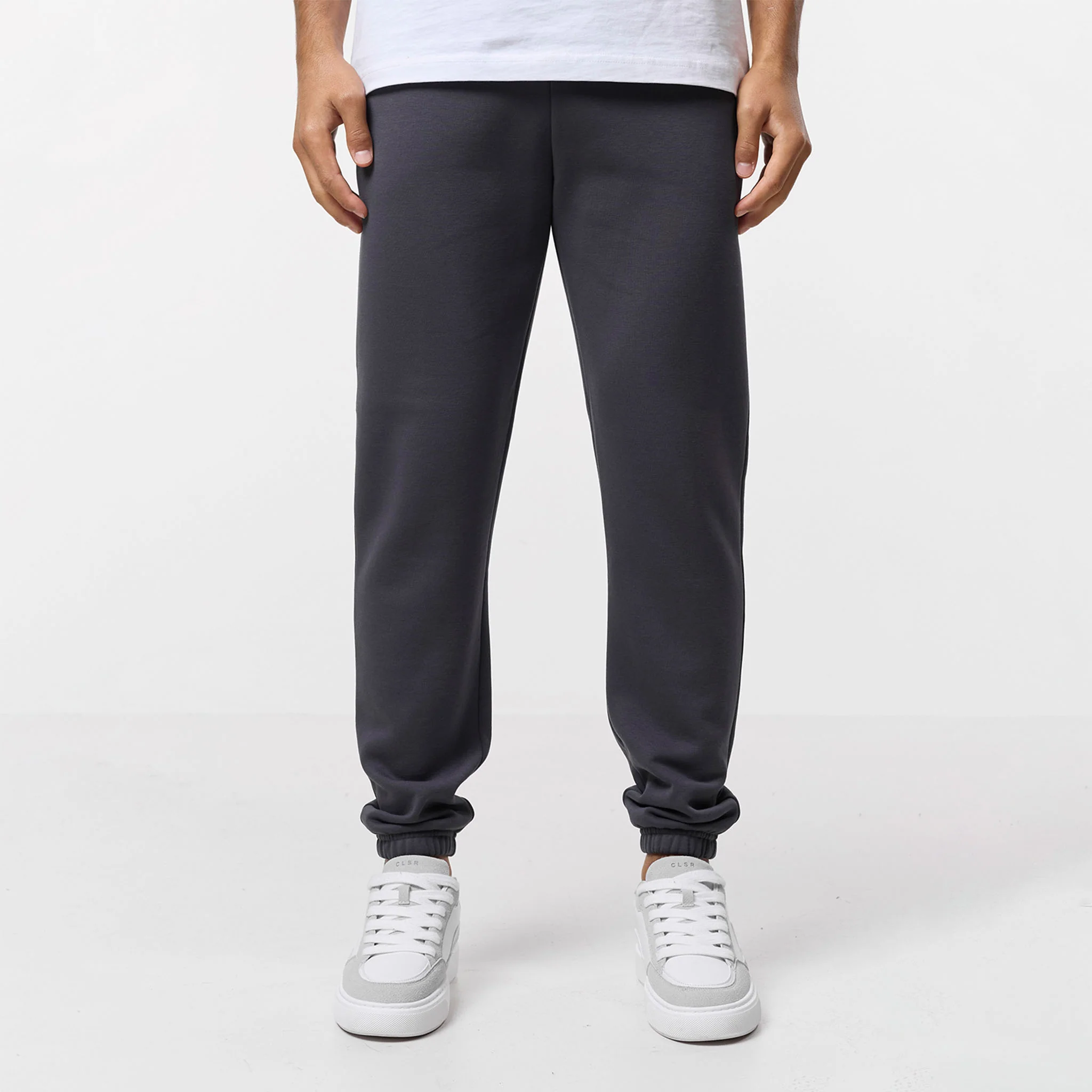 Relaxed Fit Cuffed Jogger | Dark Grey - Image 5