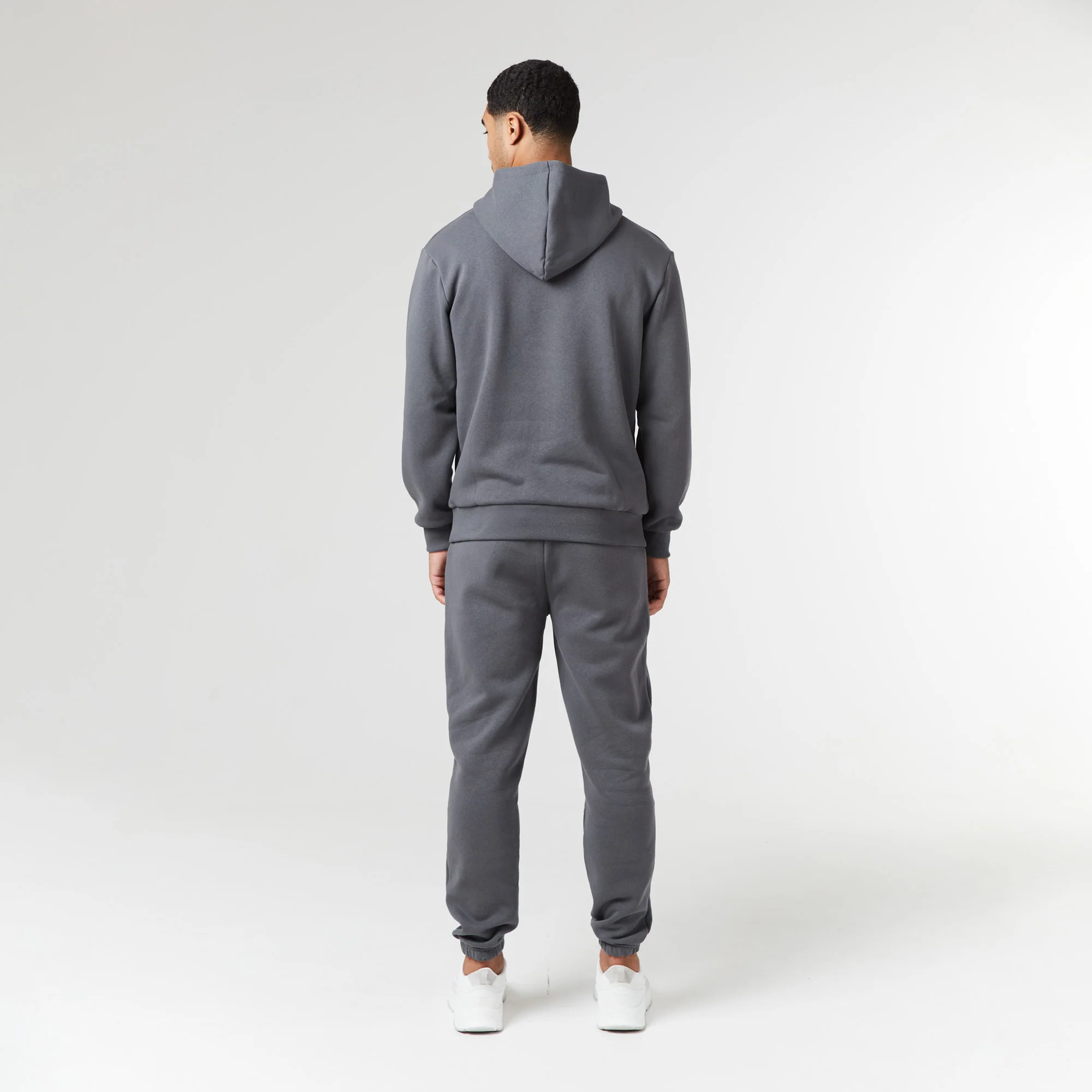 Relaxed Fit Cuffed Jogger | Graphite - Image 4