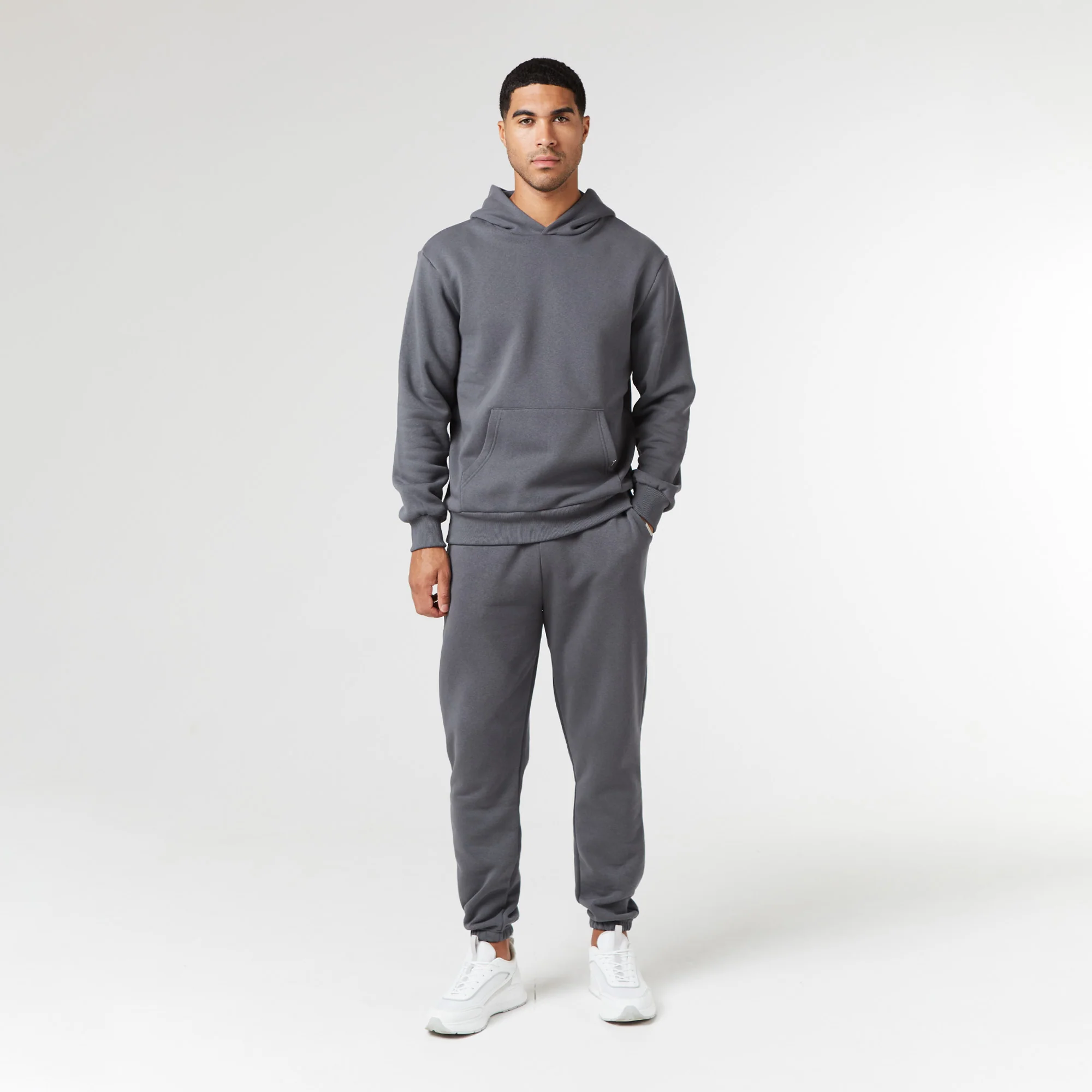 Relaxed Fit Cuffed Jogger | Graphite - Image 5