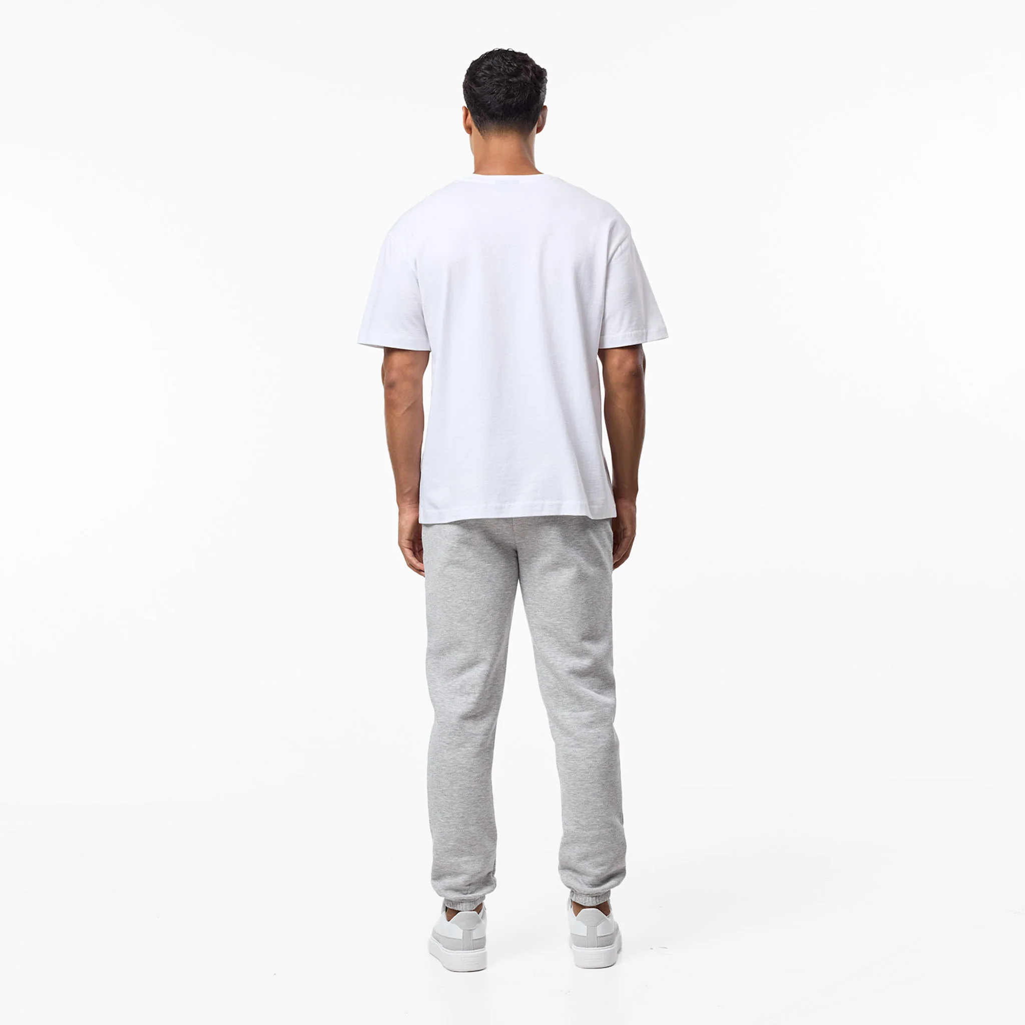 Relaxed Fit Cuffed Jogger | Grey Marl - Image 7