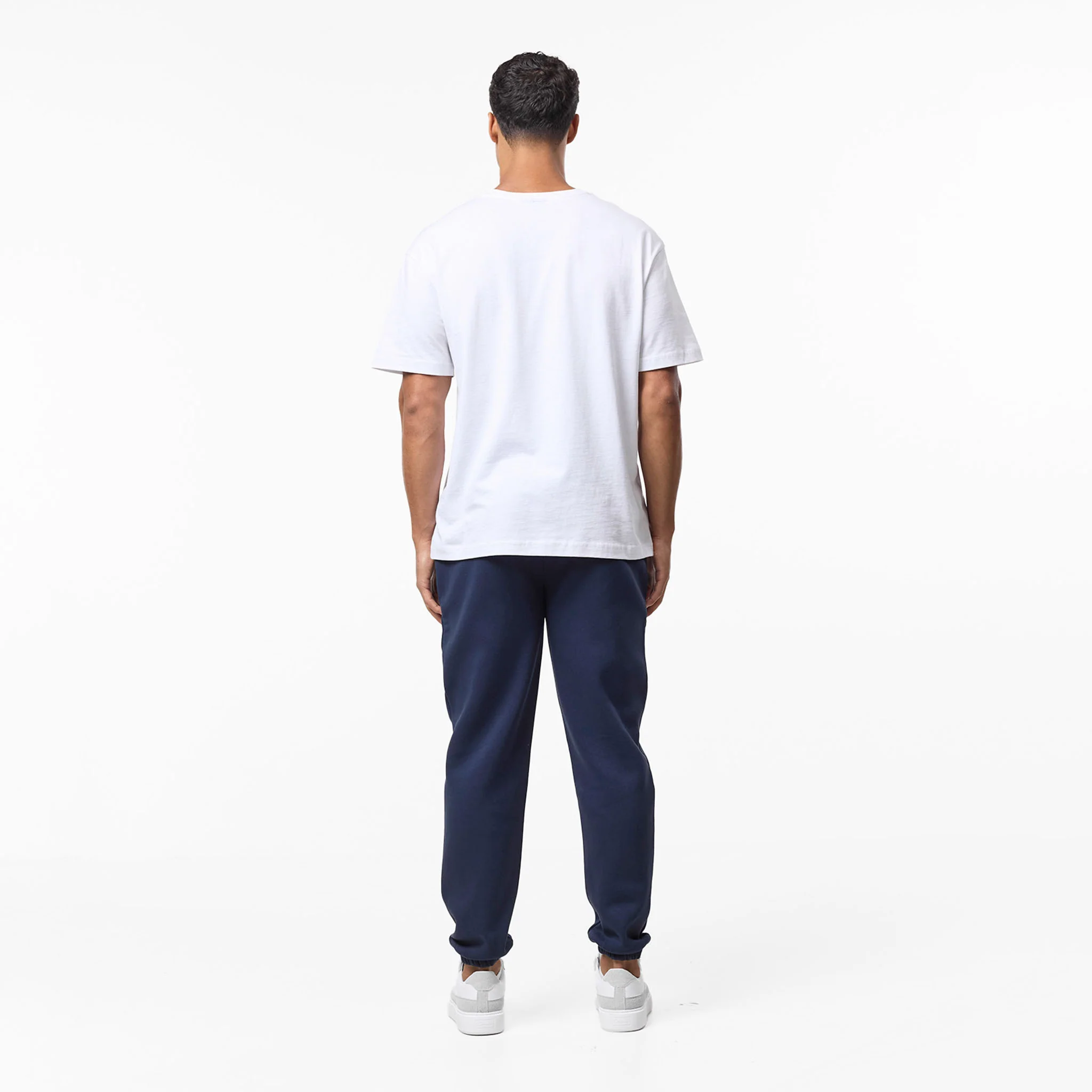 Relaxed Fit Cuffed Jogger | Navy - Image 4