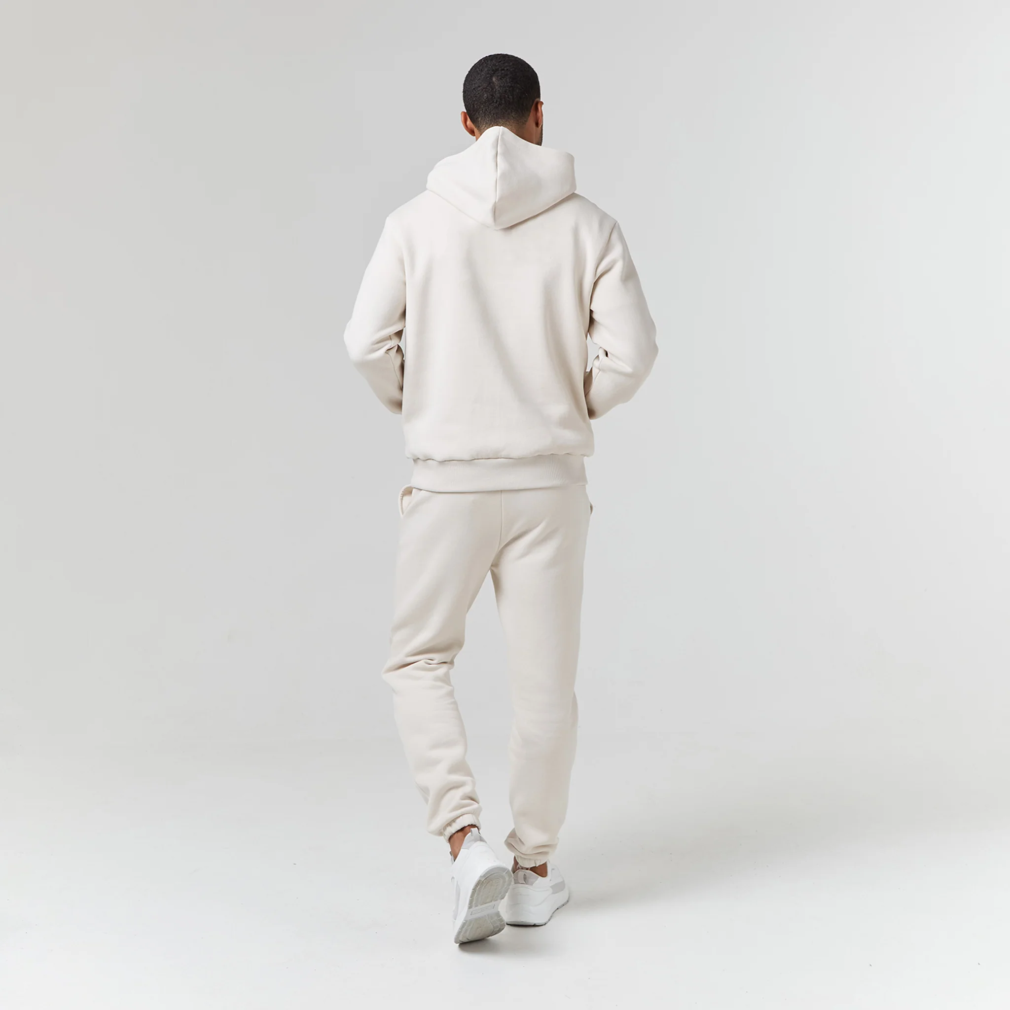 Relaxed Fit Cuffed Jogger | Light Stone - Image 8
