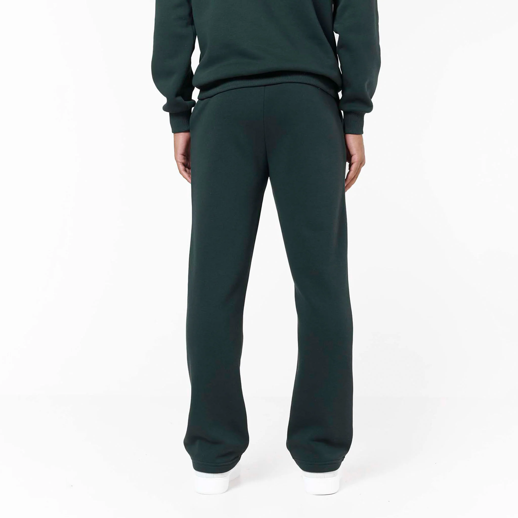 Relaxed Fit Open Hem Tracksuit | Forest Green - Image 7
