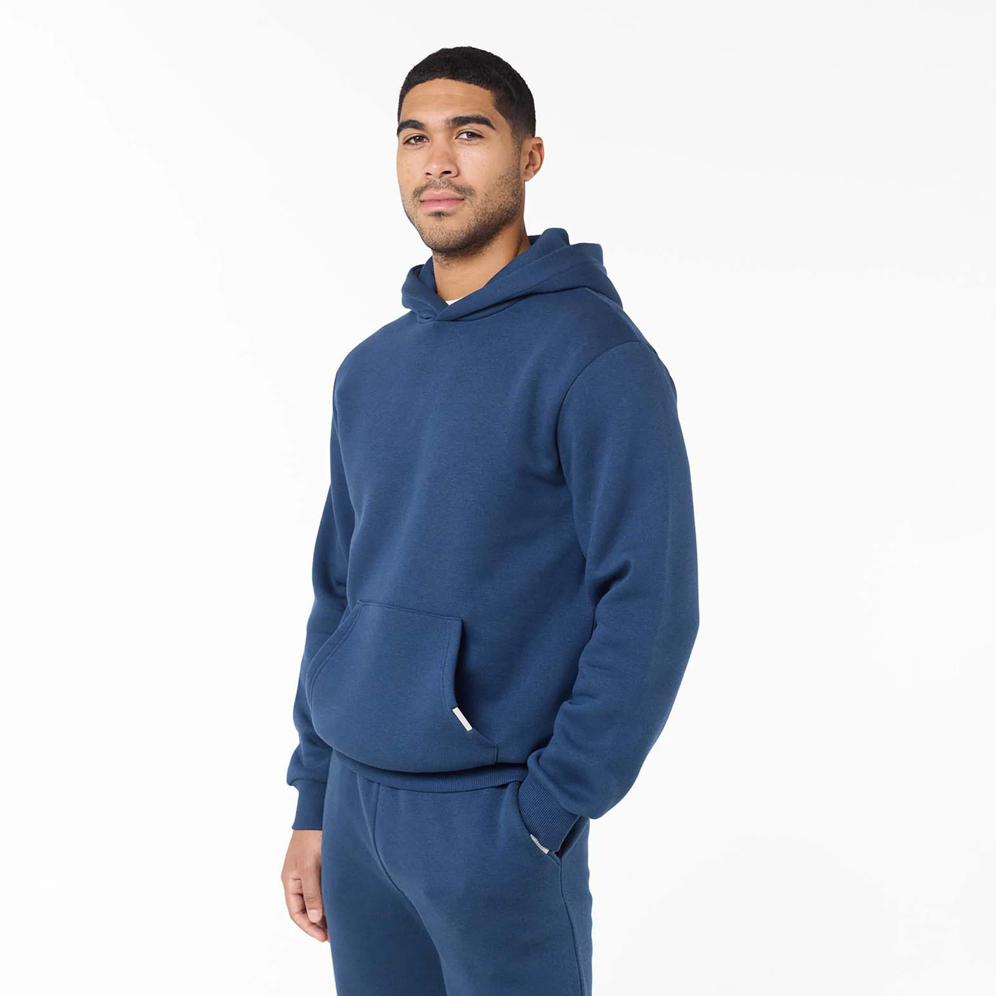 Relaxed Fit Open Hem Tracksuit | Midnight - Image 2