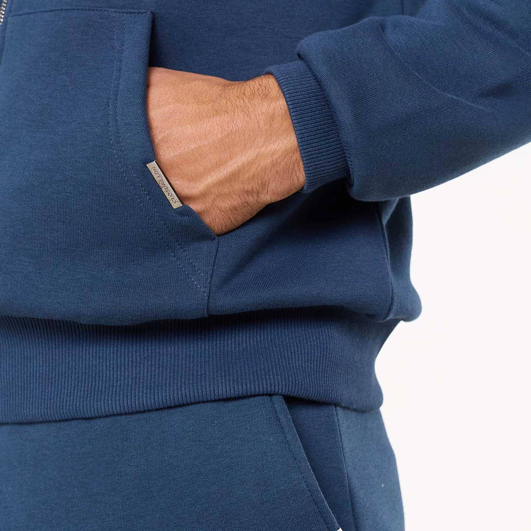 Relaxed Fit Open Hem Tracksuit | Midnight - Image 3