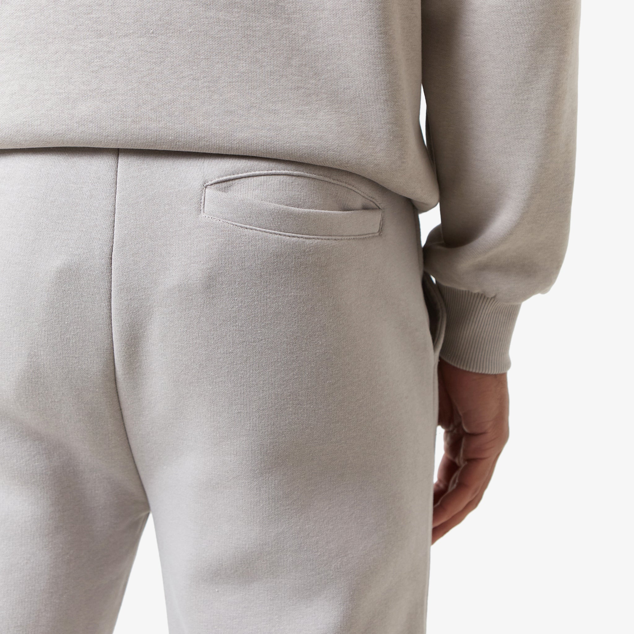 Relaxed Fit Open Hem Tracksuit | Stone - Image 6