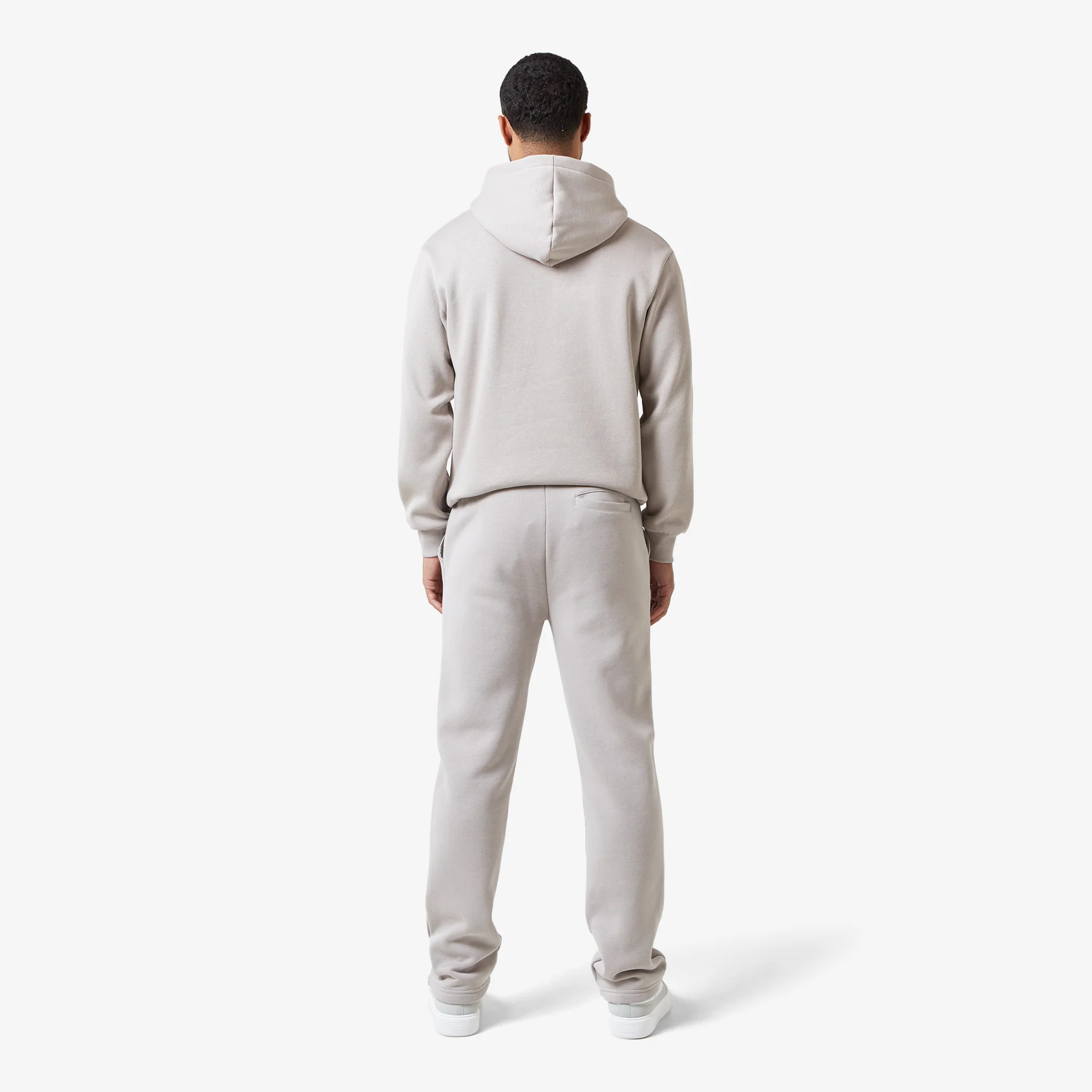 Relaxed Fit Open Hem Tracksuit | Stone - Image 7