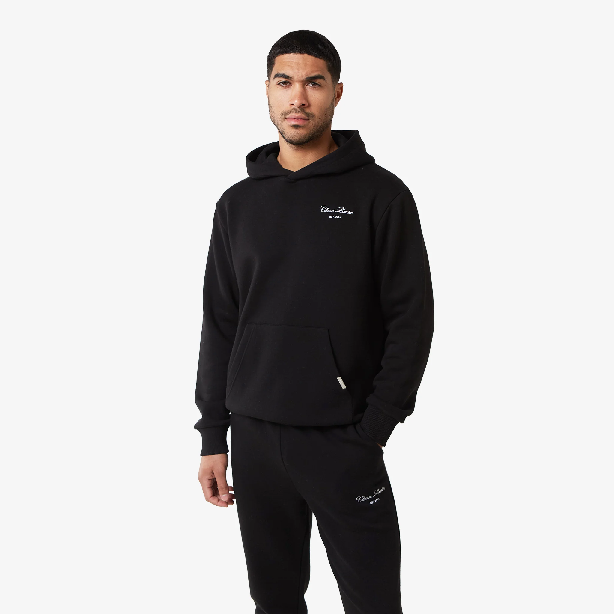 Relaxed Fit Signature Tracksuit | Black - Image 2