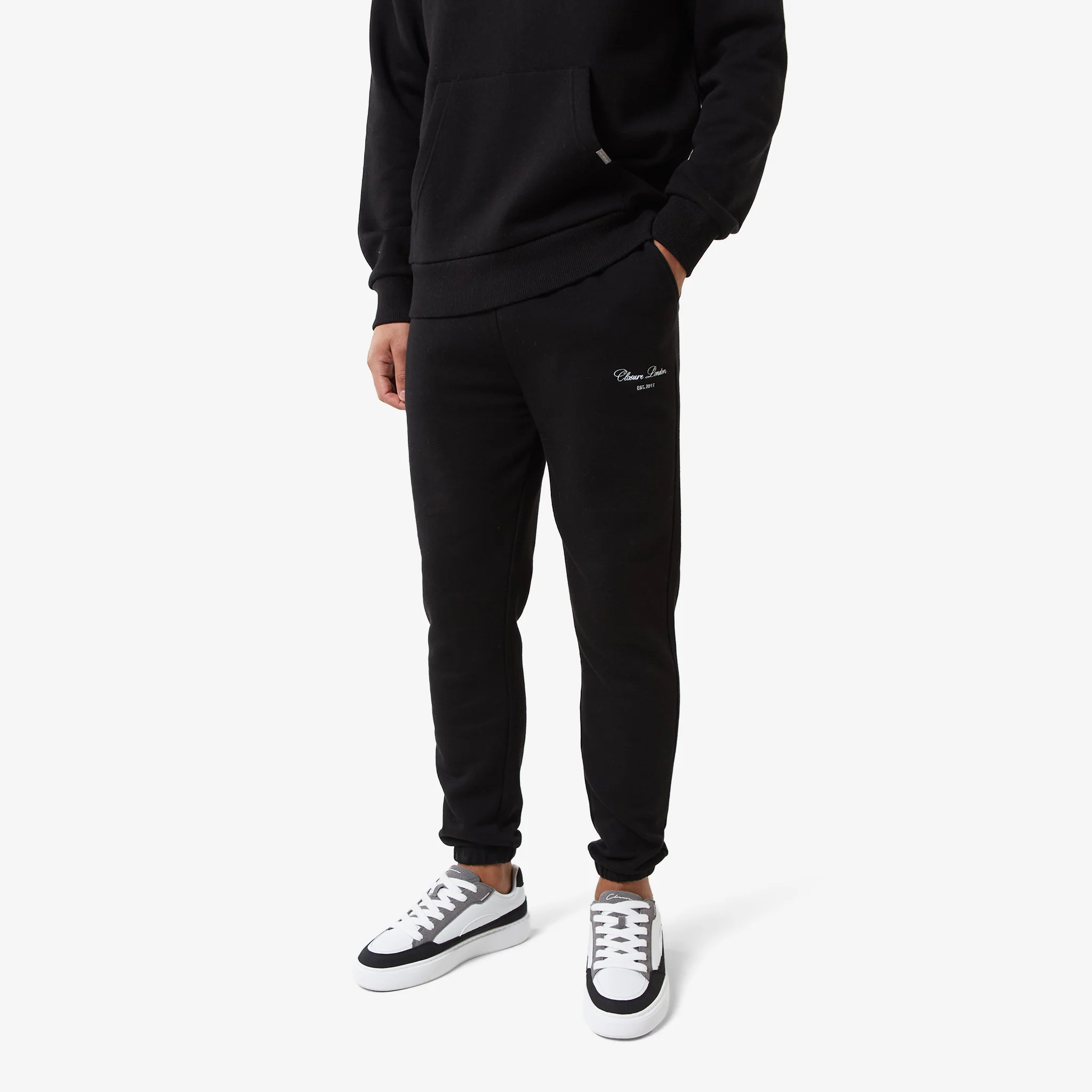 Relaxed Fit Signature Tracksuit | Black - Image 6