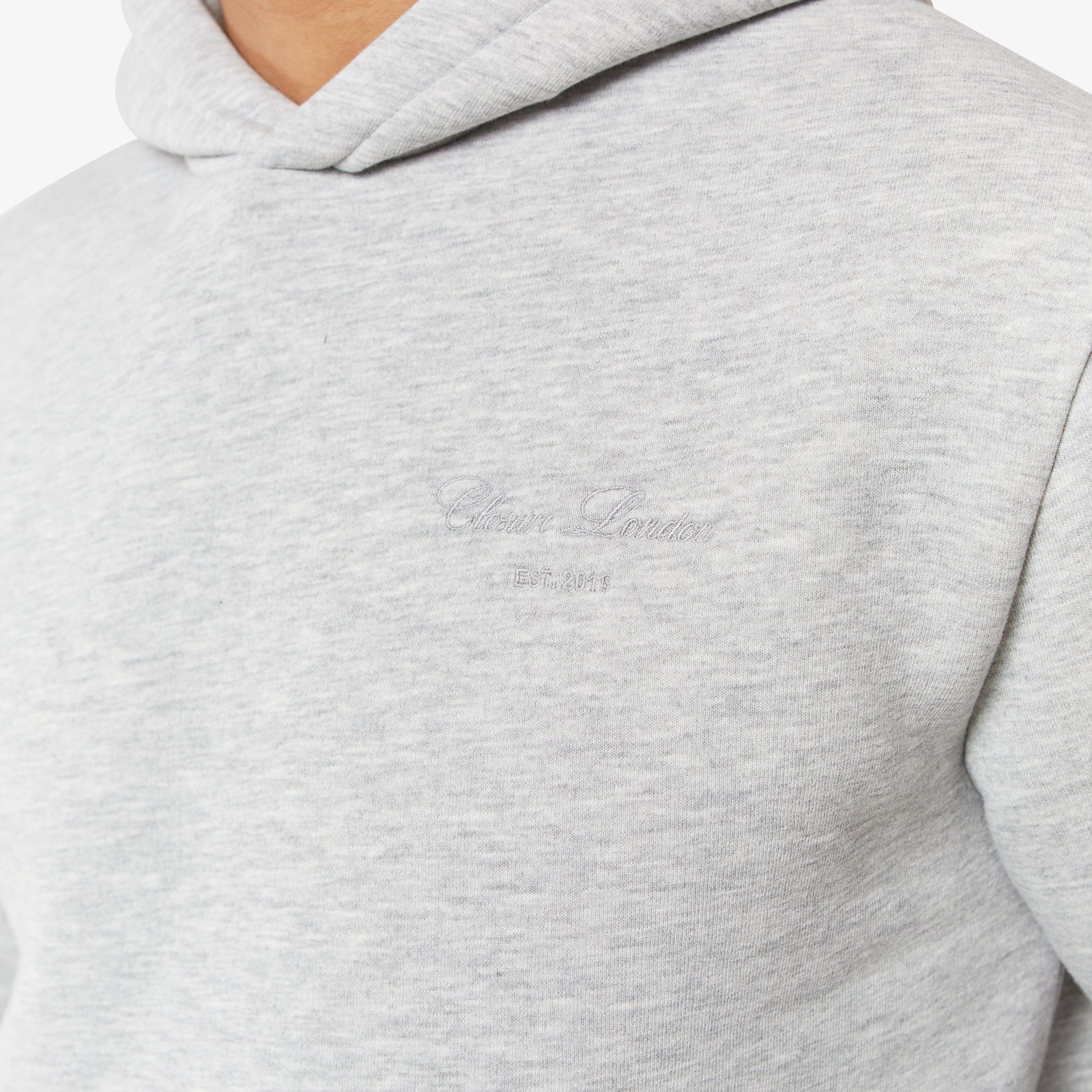 Relaxed Fit Signature Tracksuit | Grey Marl - Image 4
