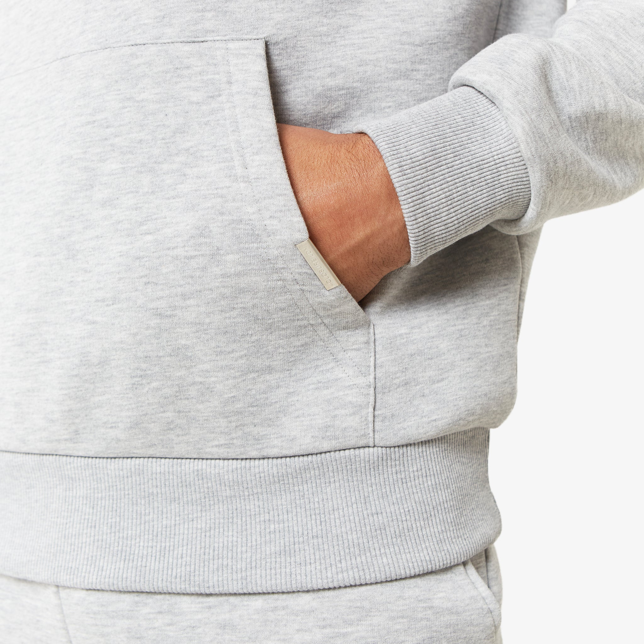 Relaxed Fit Signature Tracksuit | Grey Marl - Image 5