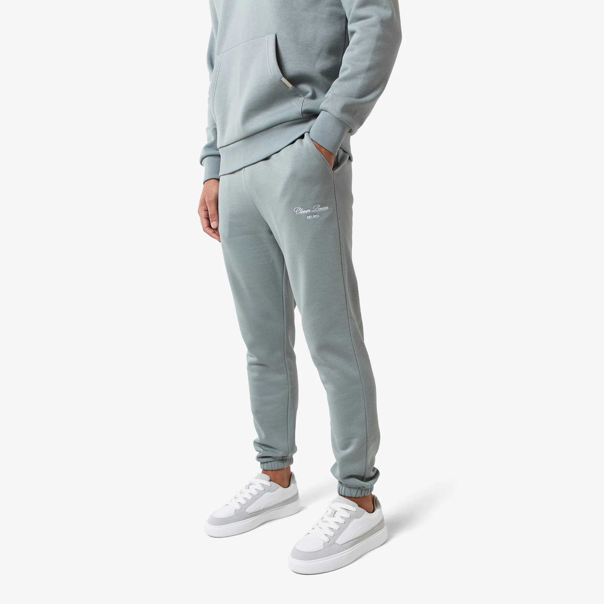 Relaxed Fit Signature Tracksuit | Sage - Image 3